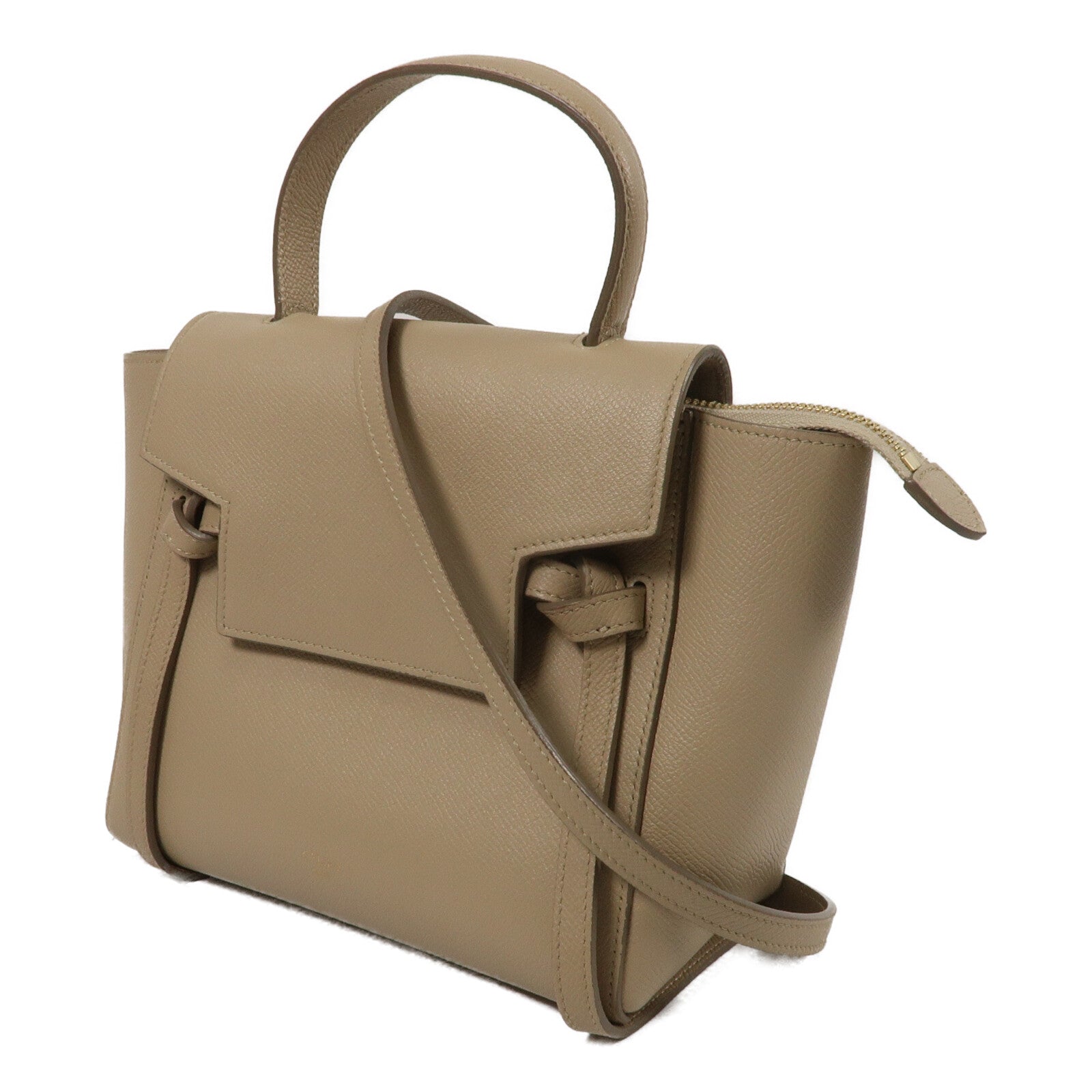 CELINE 牛皮皮革Nano Belt Bag手挽肩背兩用袋