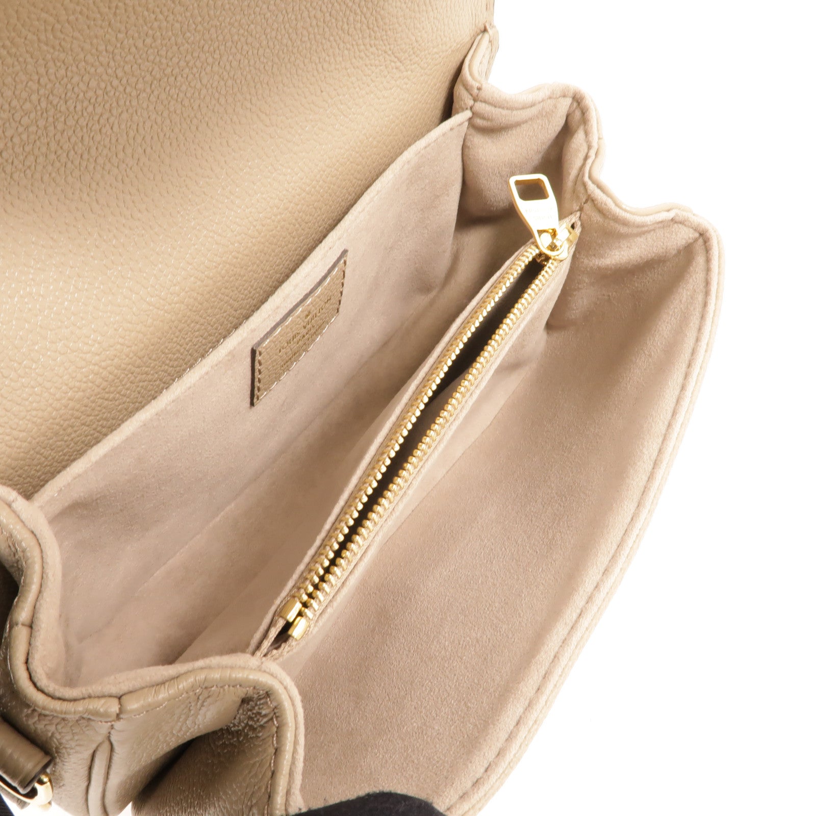 LOUIS VUITTON Monogram Empreinte Pochette Metis East West金扣手挽肩背兩用袋