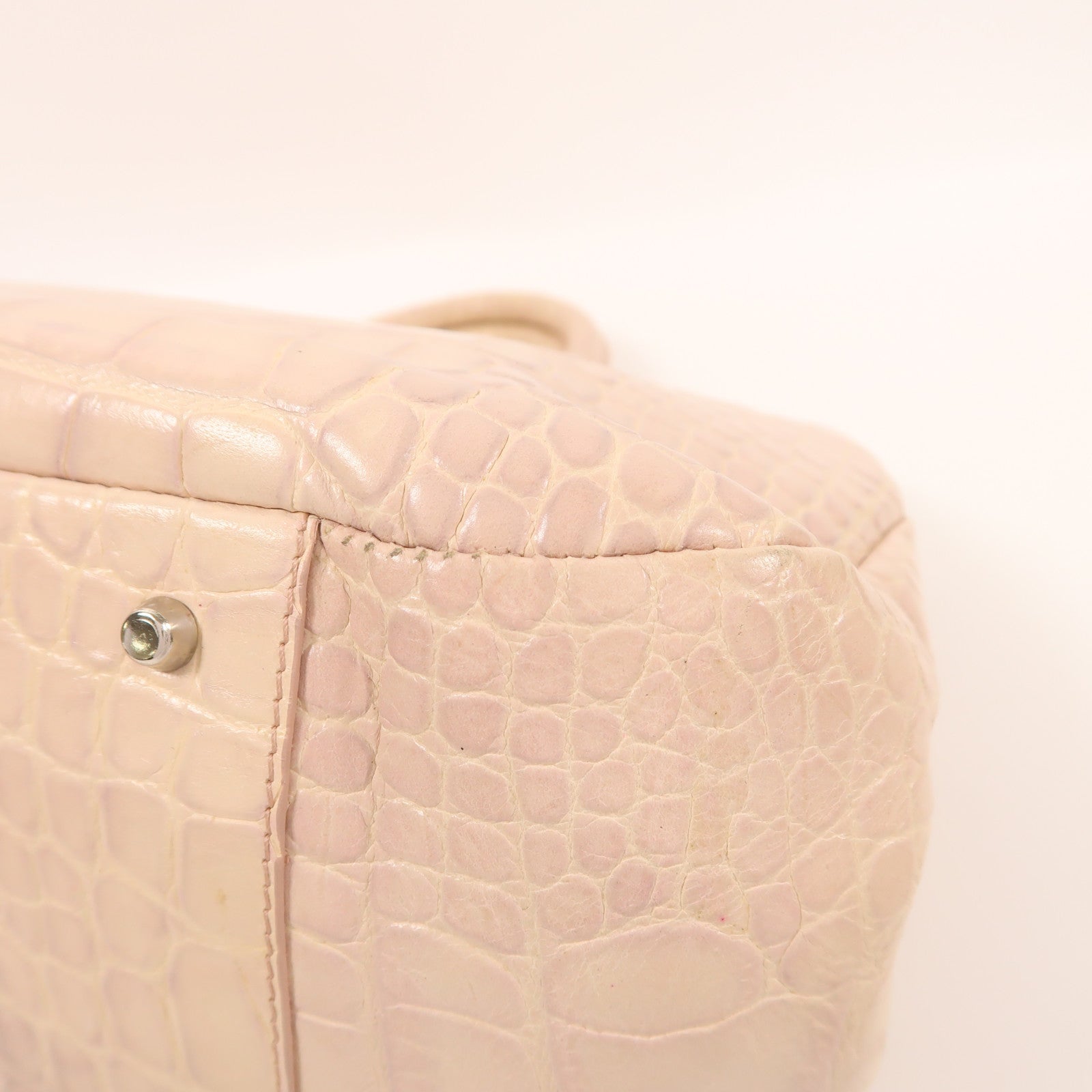 Furla 牛皮皮革Handbag銀扣手挽袋