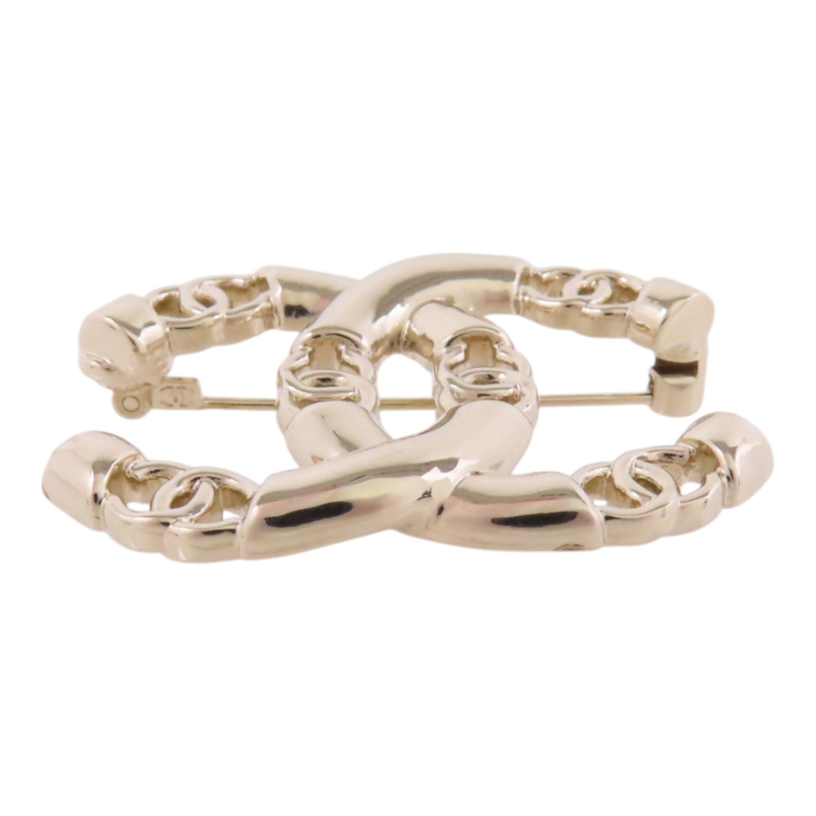 CHANEL 金屬/CC Brooch金扣胸針