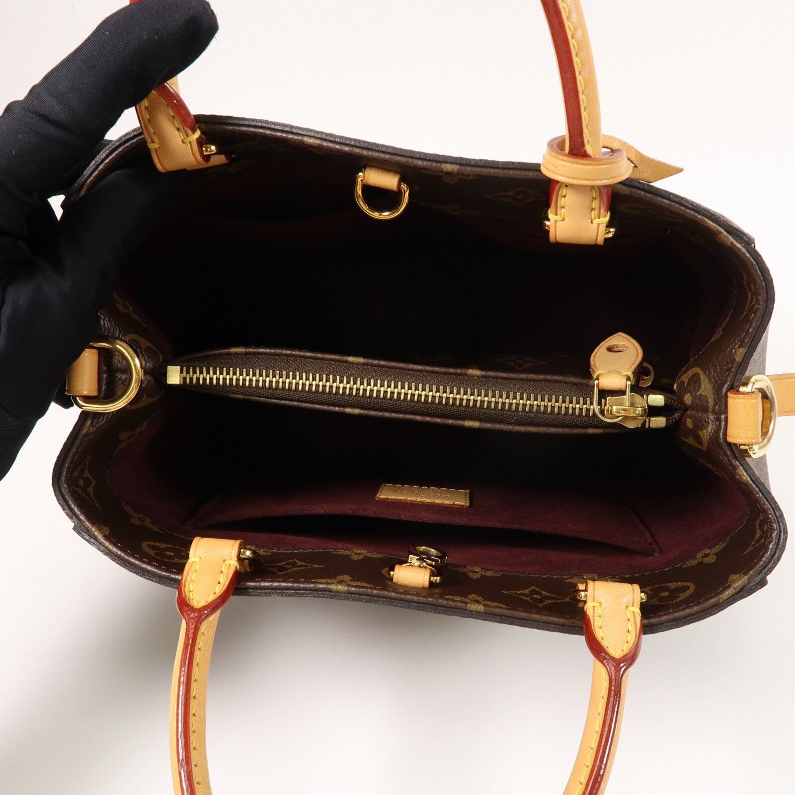 LOUIS VUITTON Monogram Montaigne BB手挽肩背兩用袋