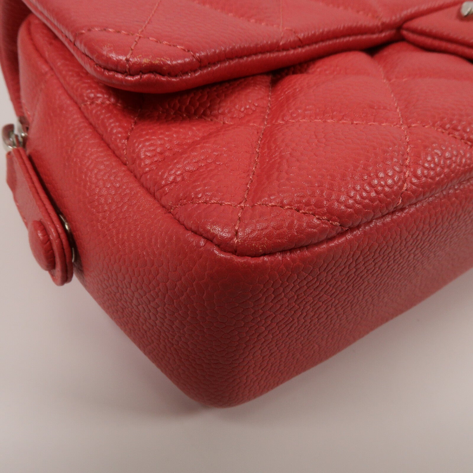 CHANEL 牛皮皮革Chain Shoulder鏈帶肩背袋