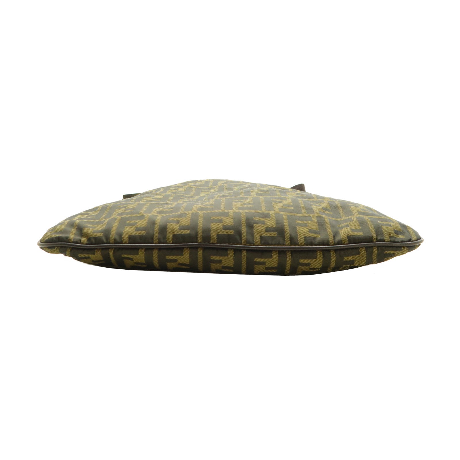 FENDI 帆布Shoulder Bag金扣肩背袋啡色
