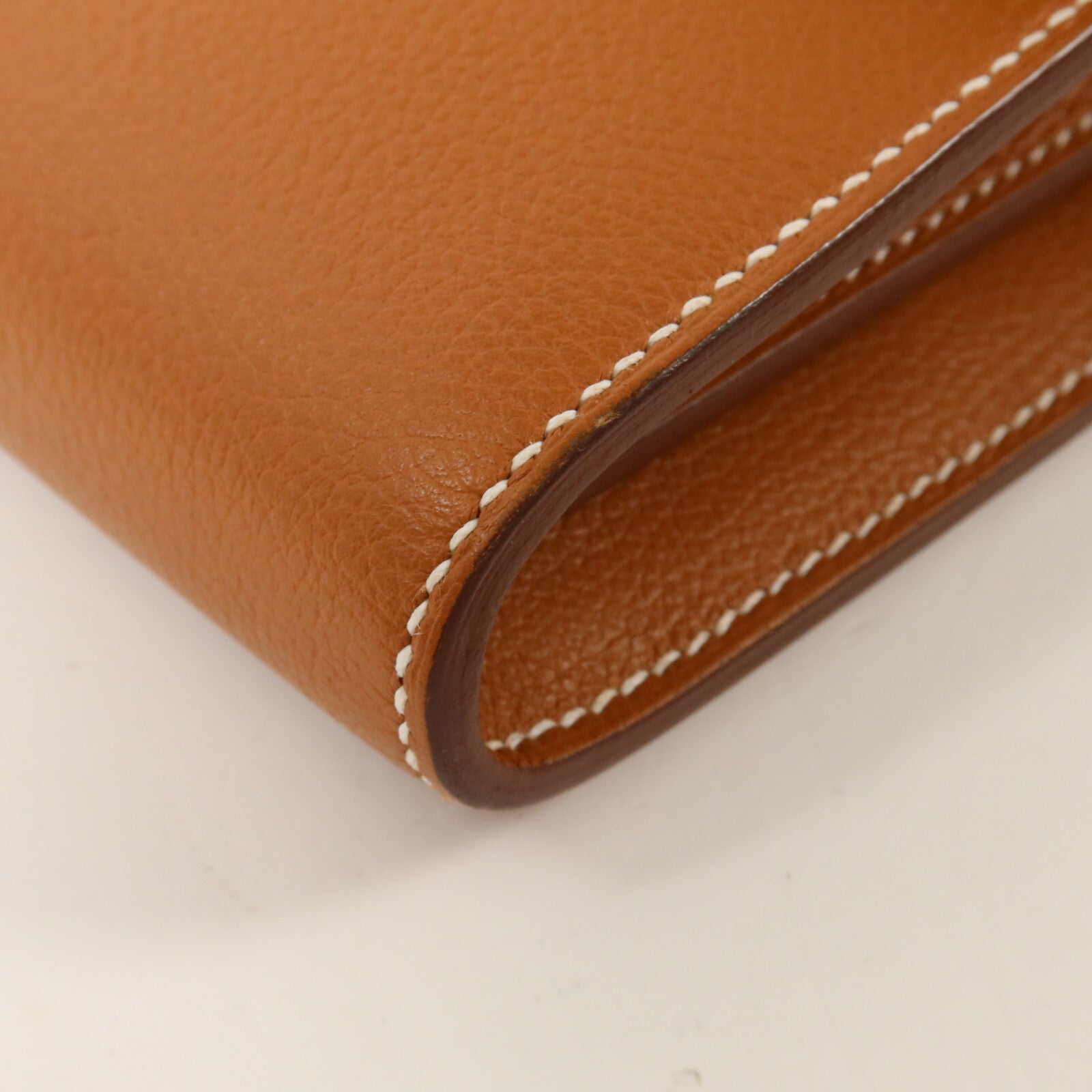HERMES Evercolor皮革Constance To Go肩背袋Gold