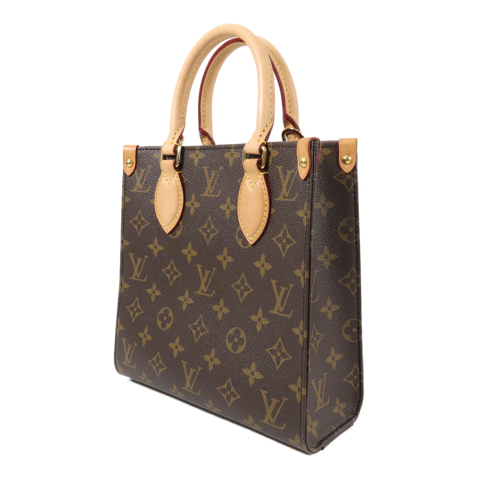 LOUIS VUITTON Monogram Sac Plat BB手挽肩背兩用袋