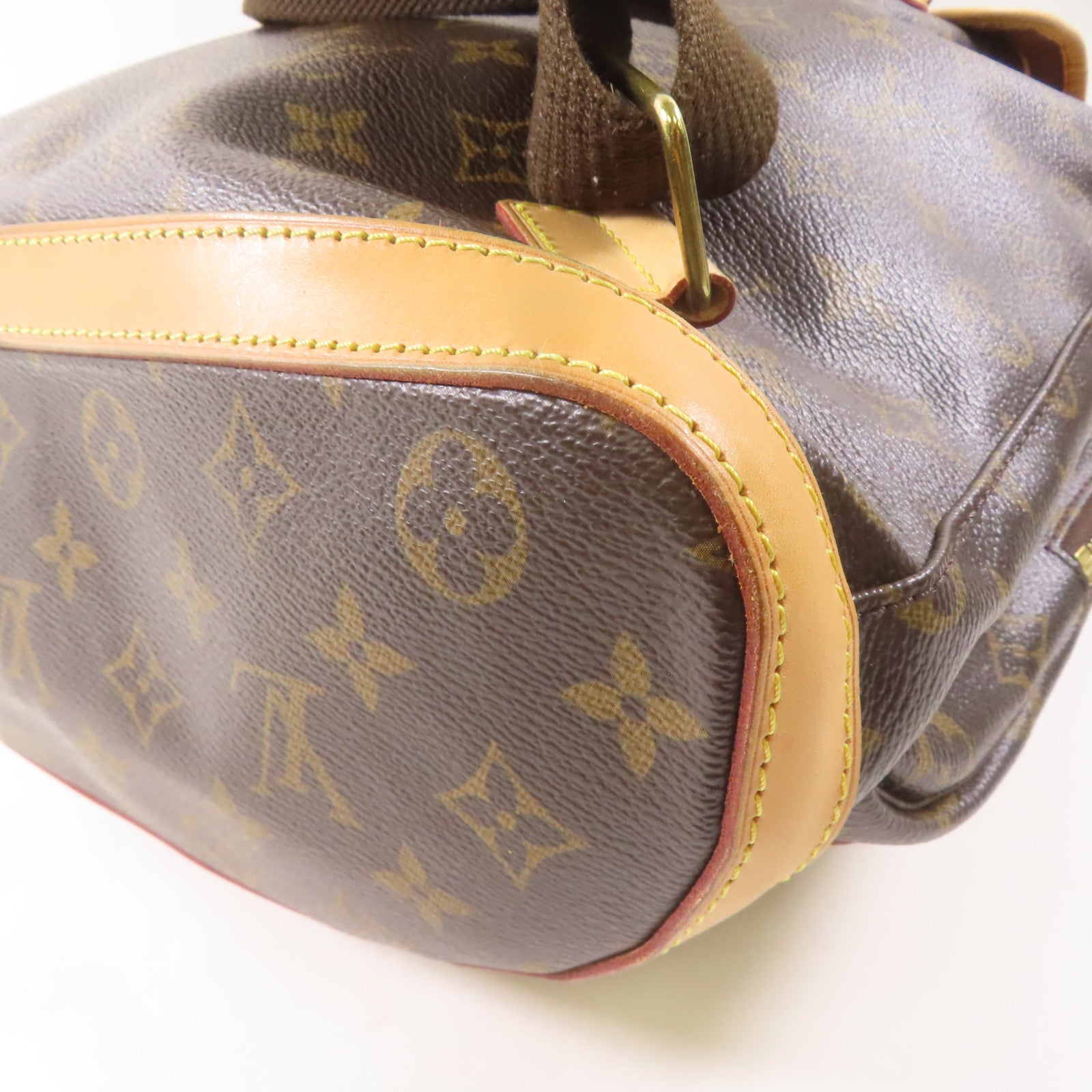 LOUIS VUITTON Monogram Sac Bosphore金扣背包啡色