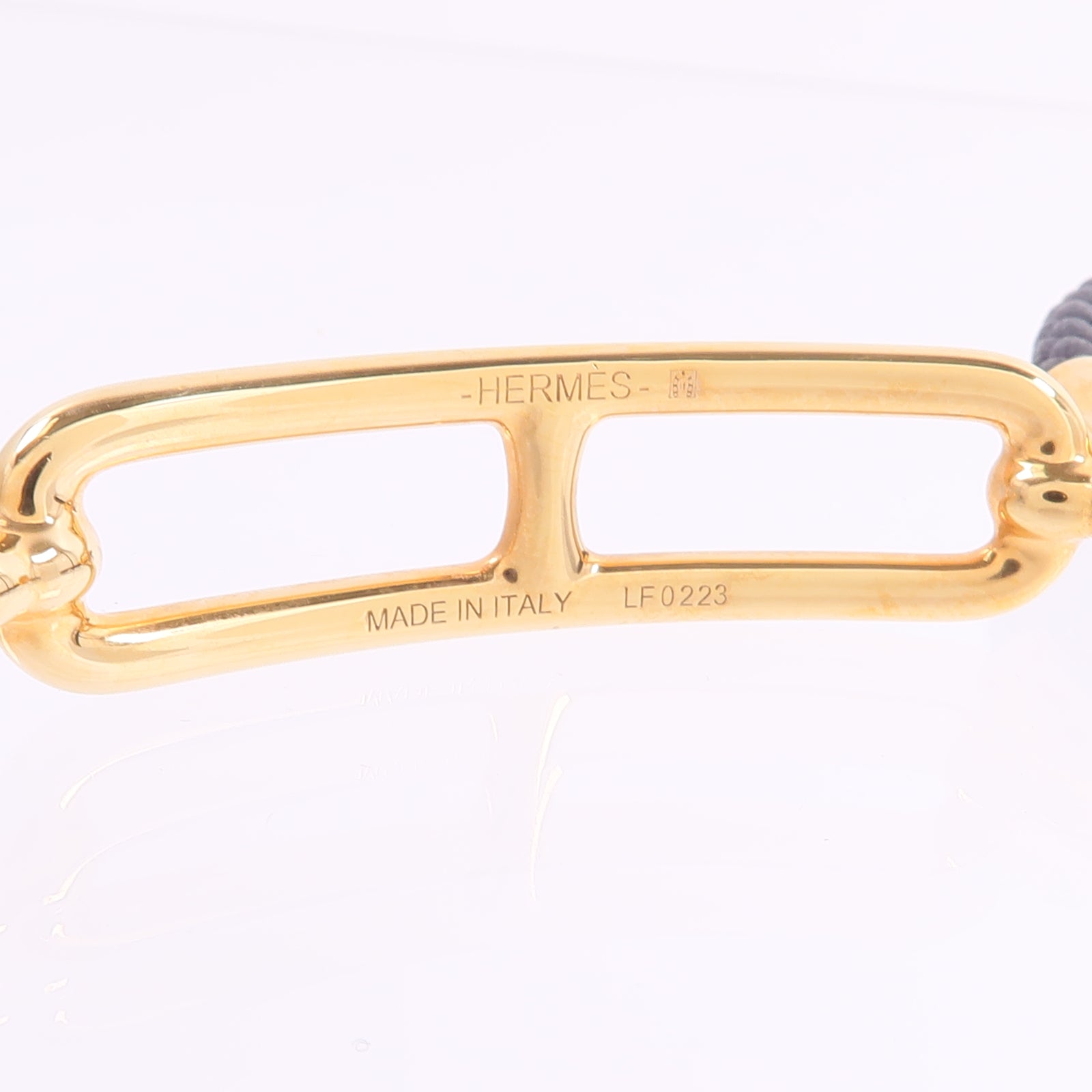 HERMES Swift皮革Roulis Double Tour Bracelet手帶Noir
