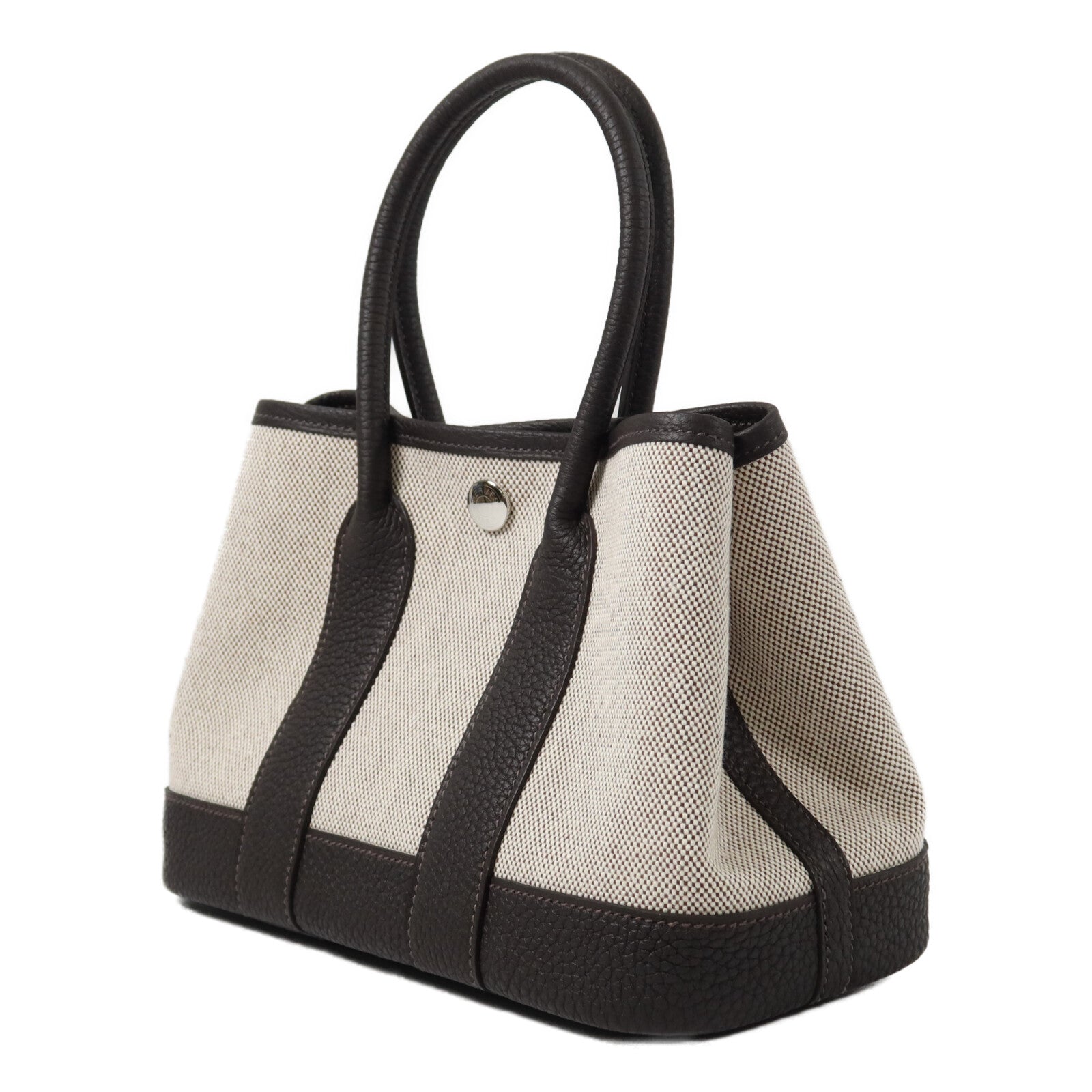 HERMES Toile H Mini Garden Party手挽袋