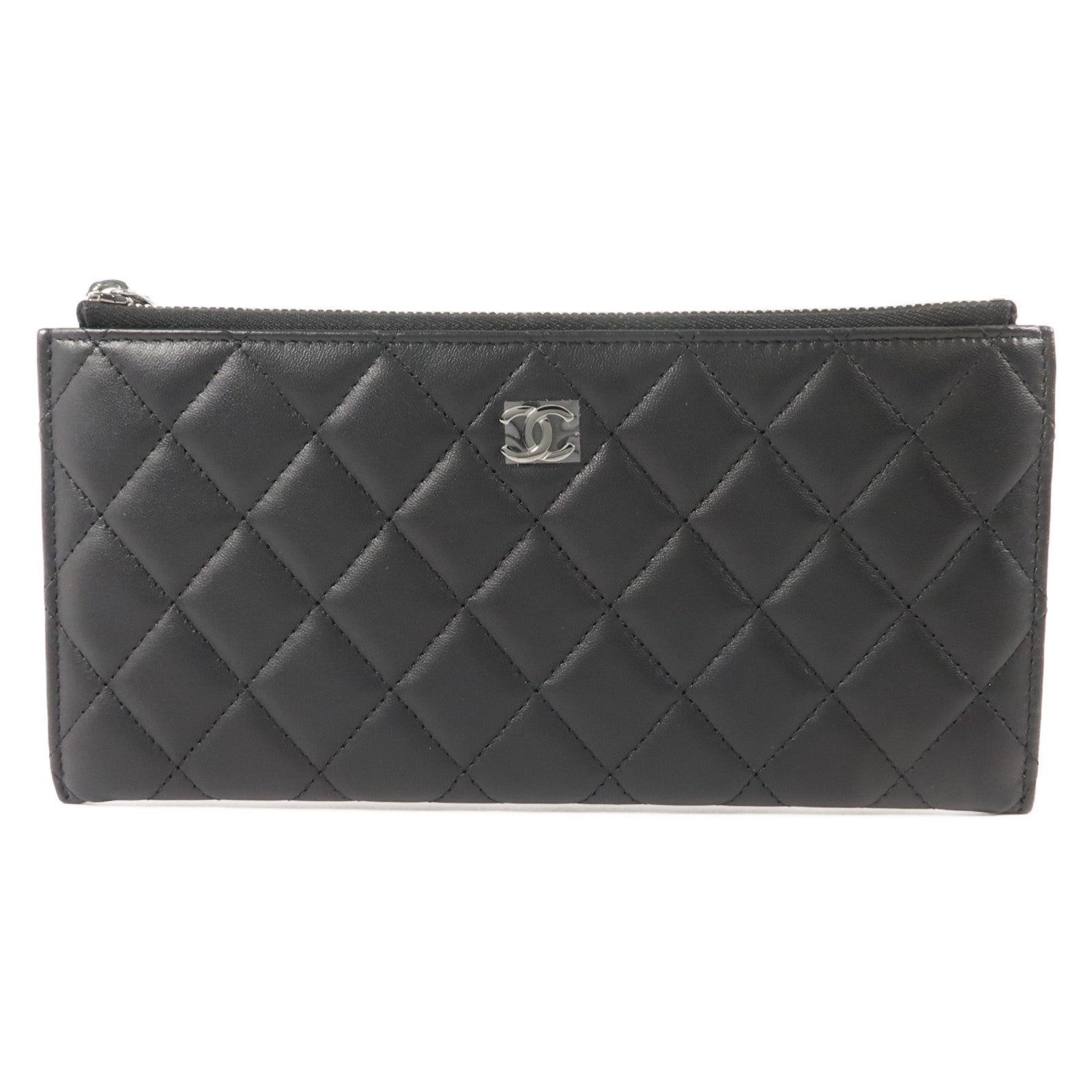 CHANEL 羊皮皮革Classic Zipped Long Wallet長錢包