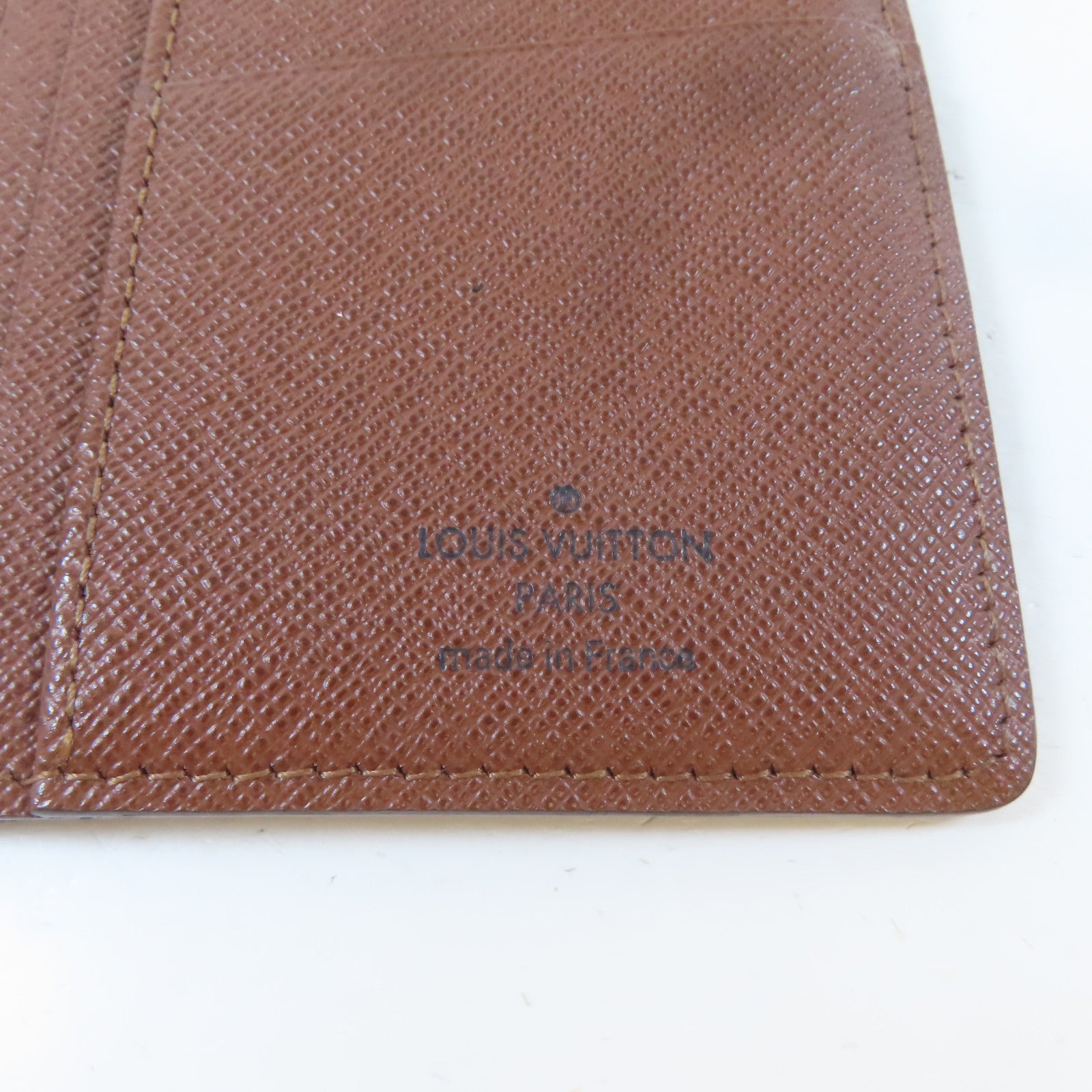 LOUIS VUITTON Monogram Brazza Long Wallet金扣長錢包啡色