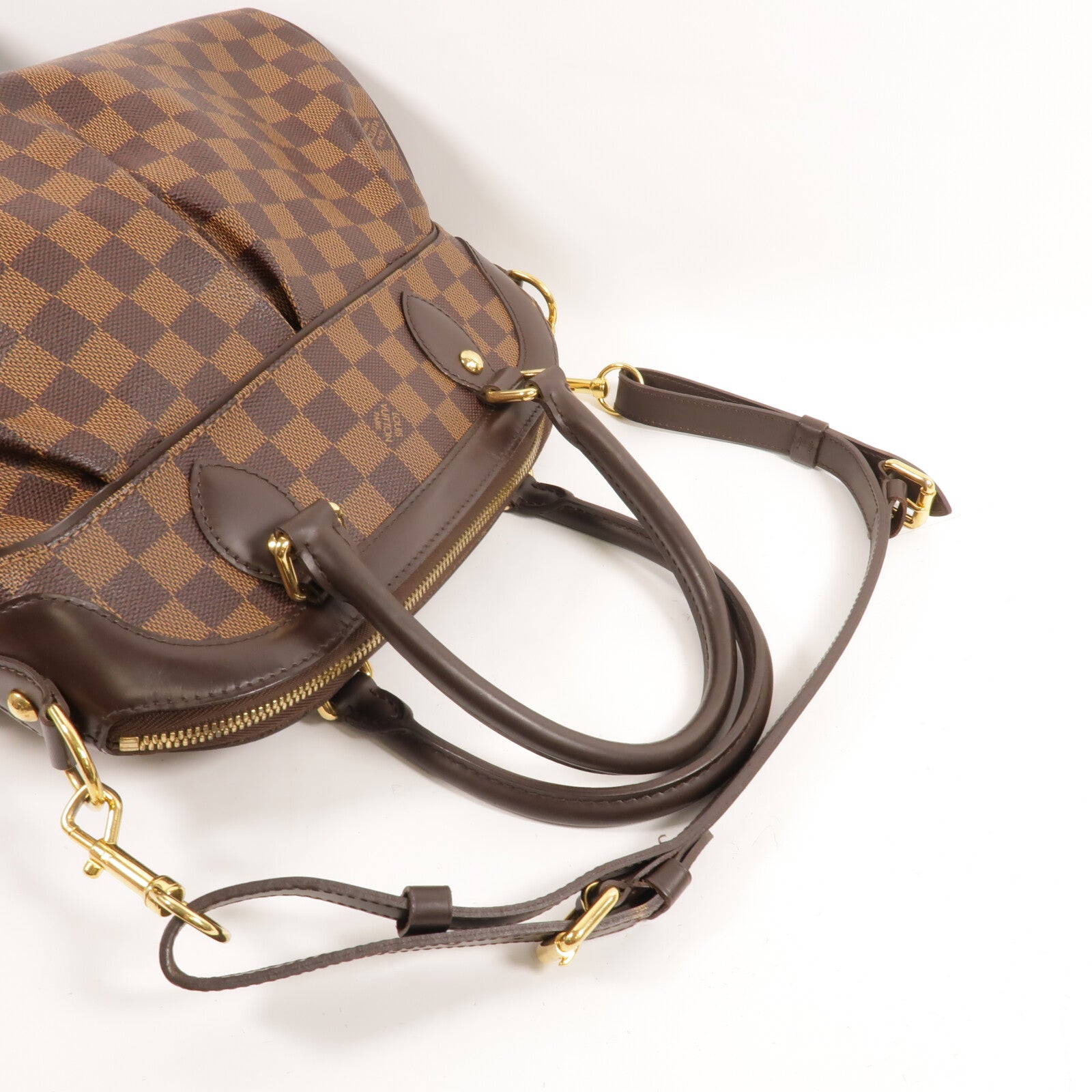 LOUIS VUITTON Damier Trevi GM手挽肩背兩用袋