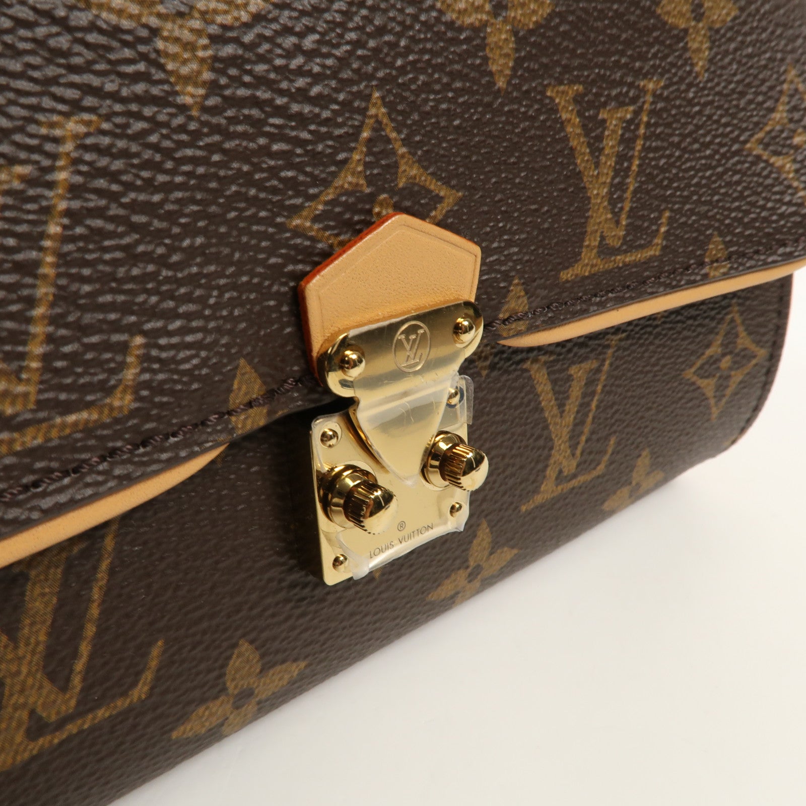 LOUIS VUITTON Monogram Pochette Camille金扣手挽肩背兩用袋