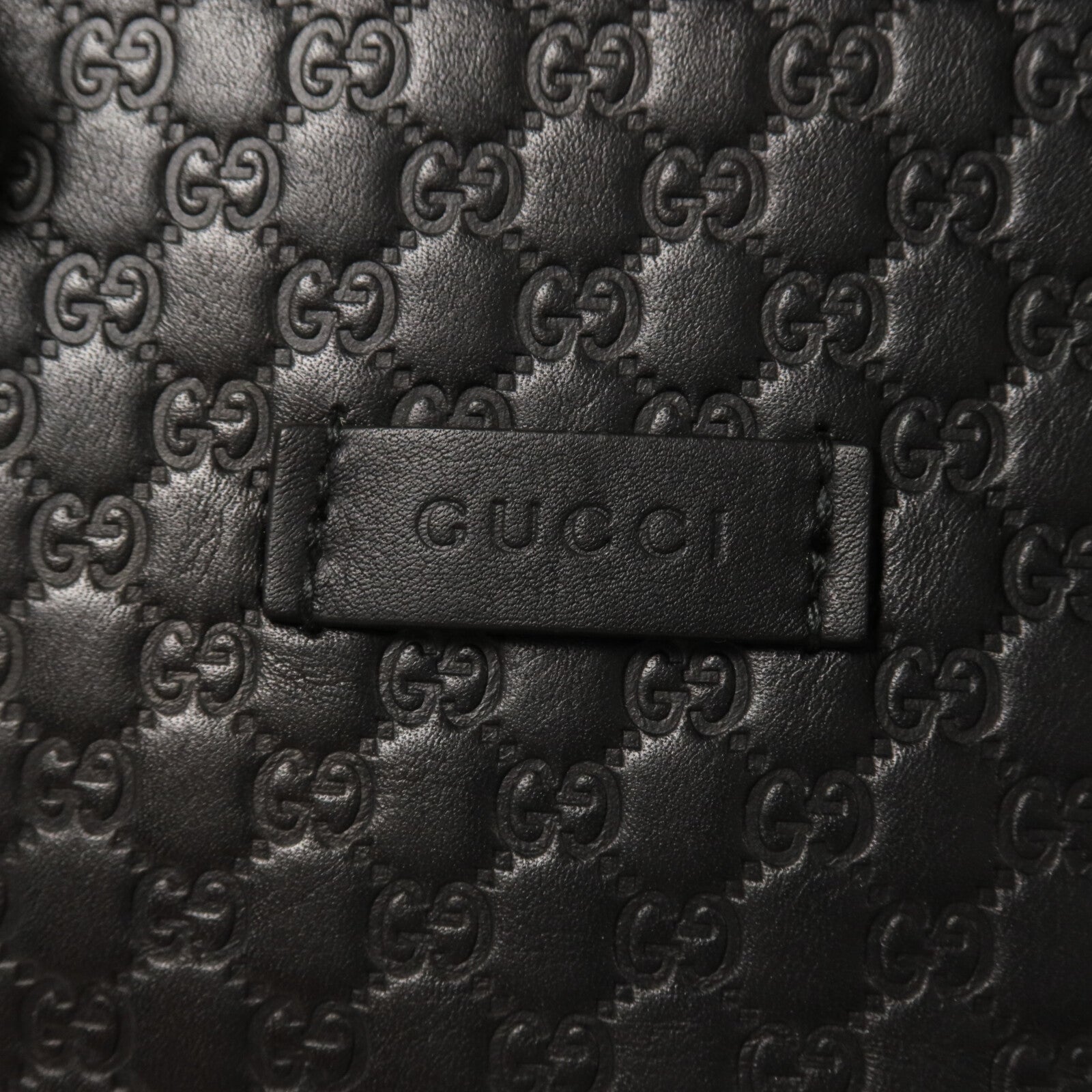 GUCCI 牛皮皮革Micro Guccissima手挽肩背兩用袋