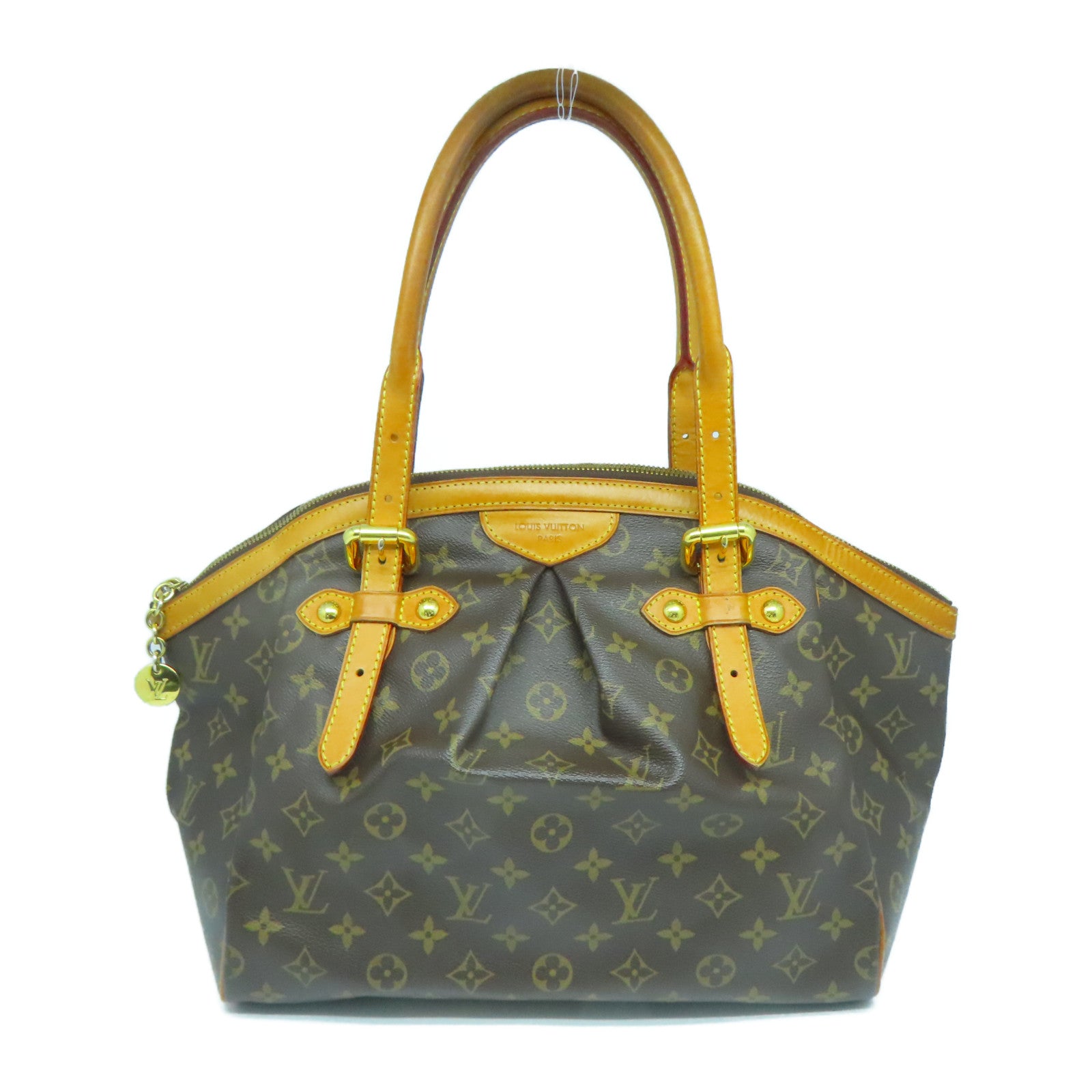 LOUIS VUITTON 【清倉大減價】Monogram Tivoli GM金扣肩背袋啡色