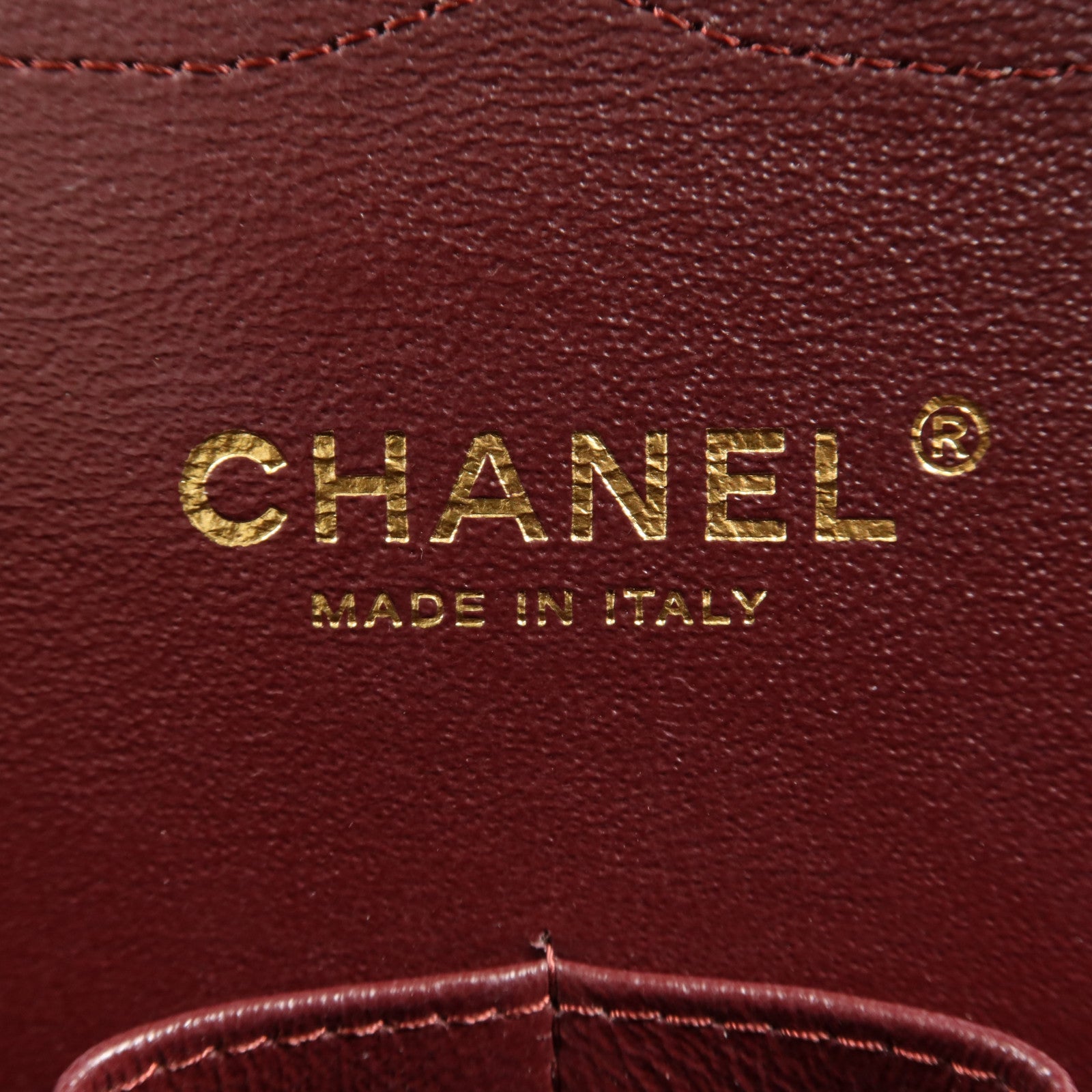 CHANEL 牛皮皮革Large Classic金扣鏈帶肩背袋