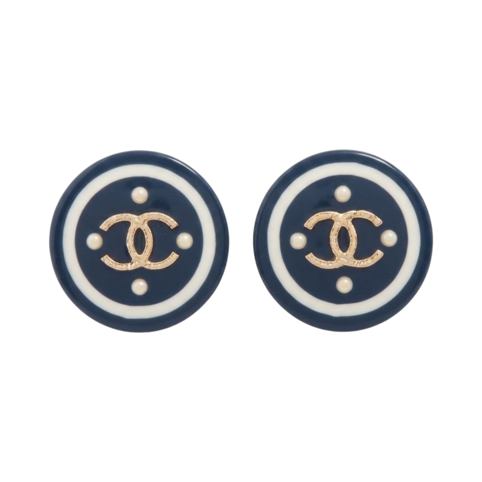 CHANEL PVC/金屬Earrings耳環