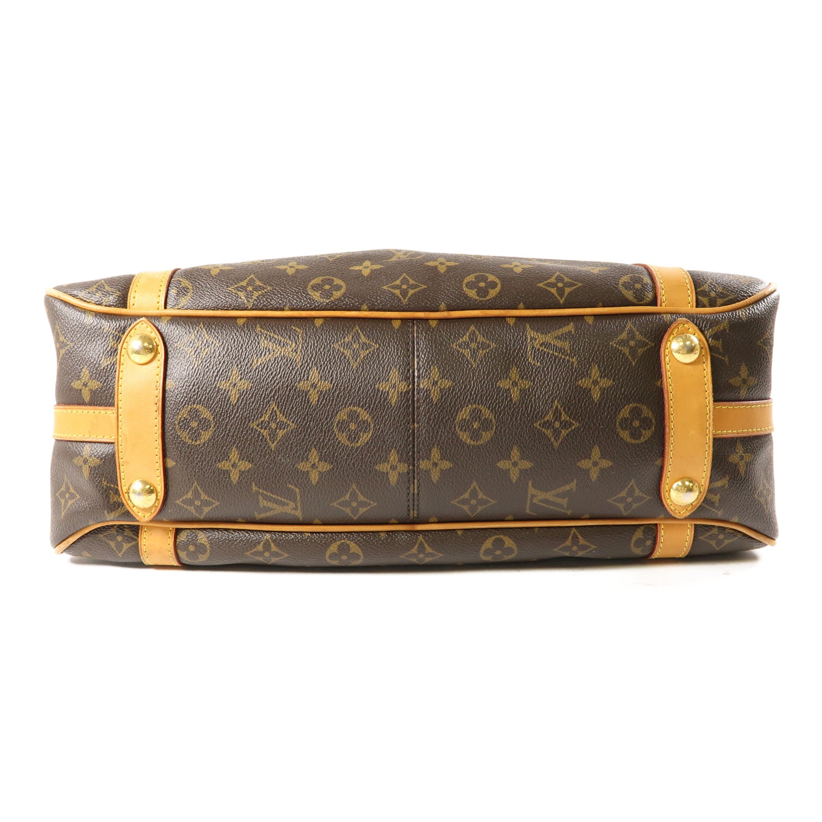 LOUIS VUITTON Monogram Stresa PM肩背袋棕色