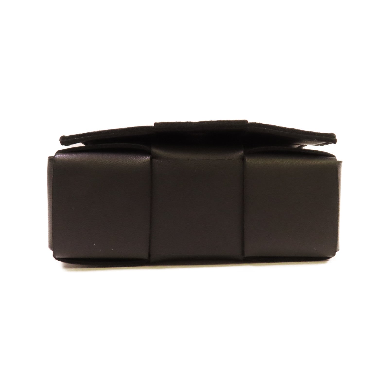 BOTTEGA VENETA 皮革Candy Cassette Shoulder Bag肩背袋黑色