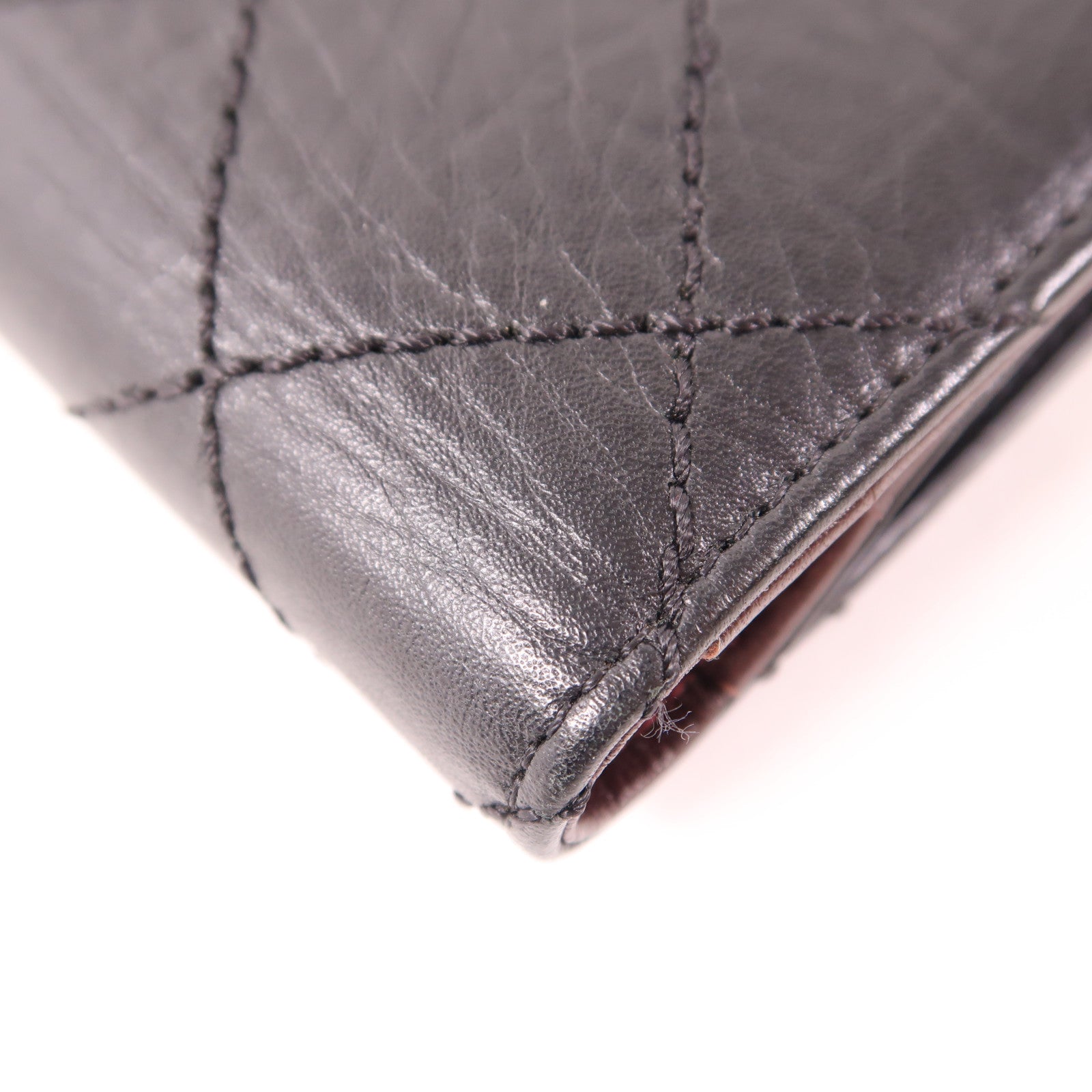 CHANEL 【激減優惠】牛皮皮革2.55 Wallet錢包