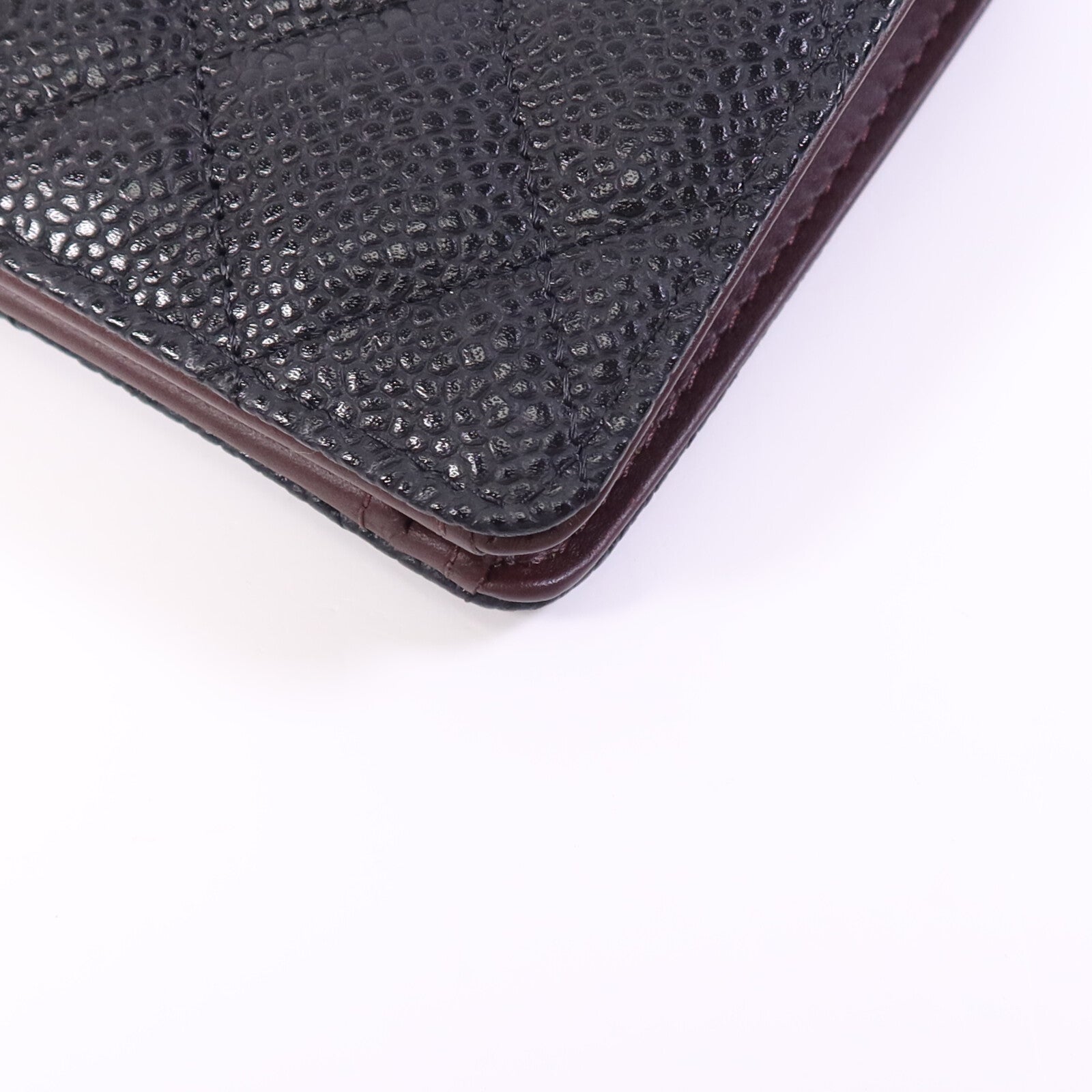 CHANEL 牛皮皮革Wallet金扣長錢包