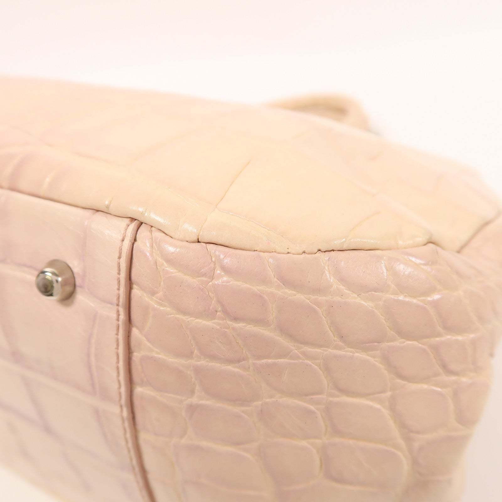 Furla 牛皮皮革Handbag銀扣手挽袋