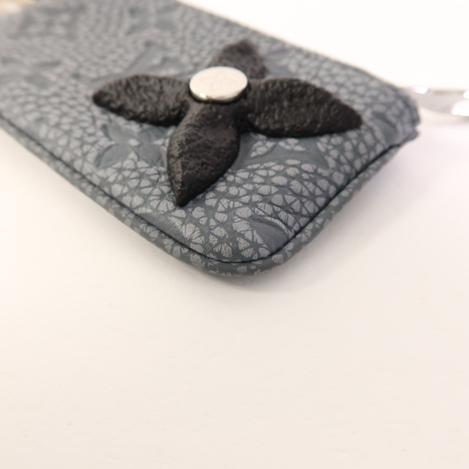 LOUIS VUITTON 【激減優惠】Monogram Taurillon Coin Case銀扣零錢包