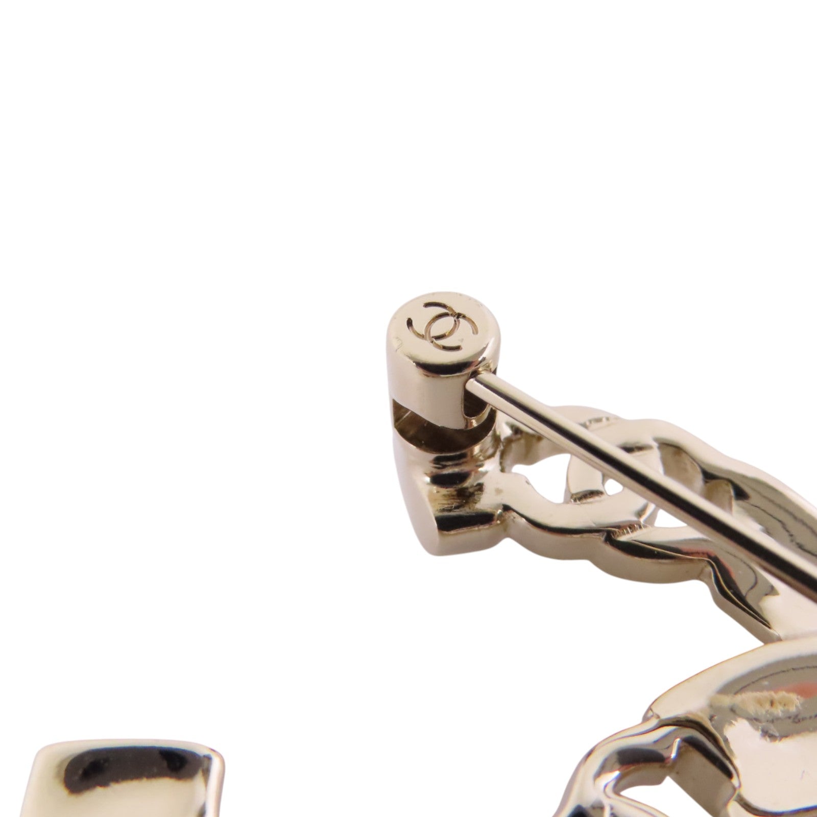CHANEL 金屬/CC Brooch金扣胸針