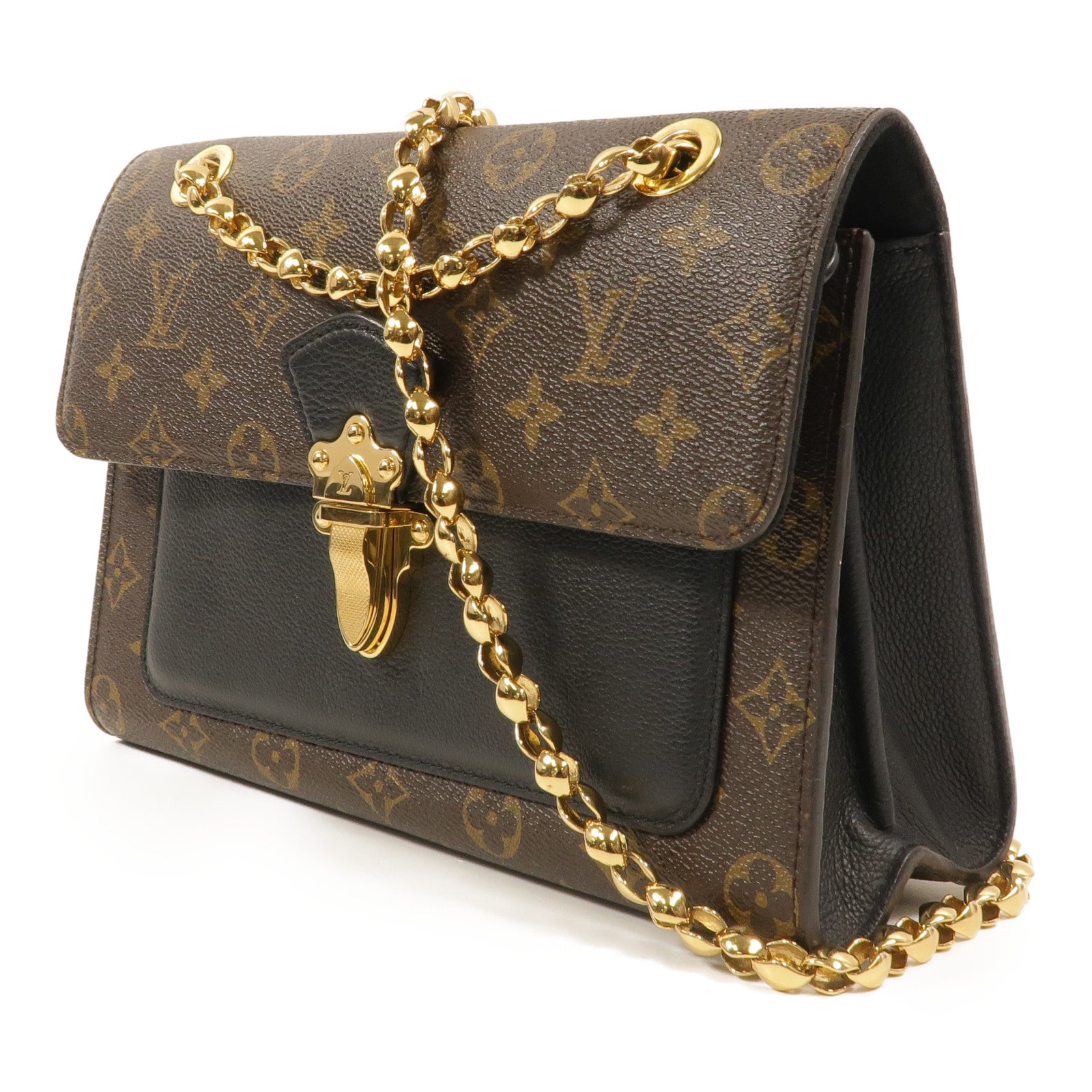LOUIS VUITTON Monogram Victoire鏈帶肩背袋
