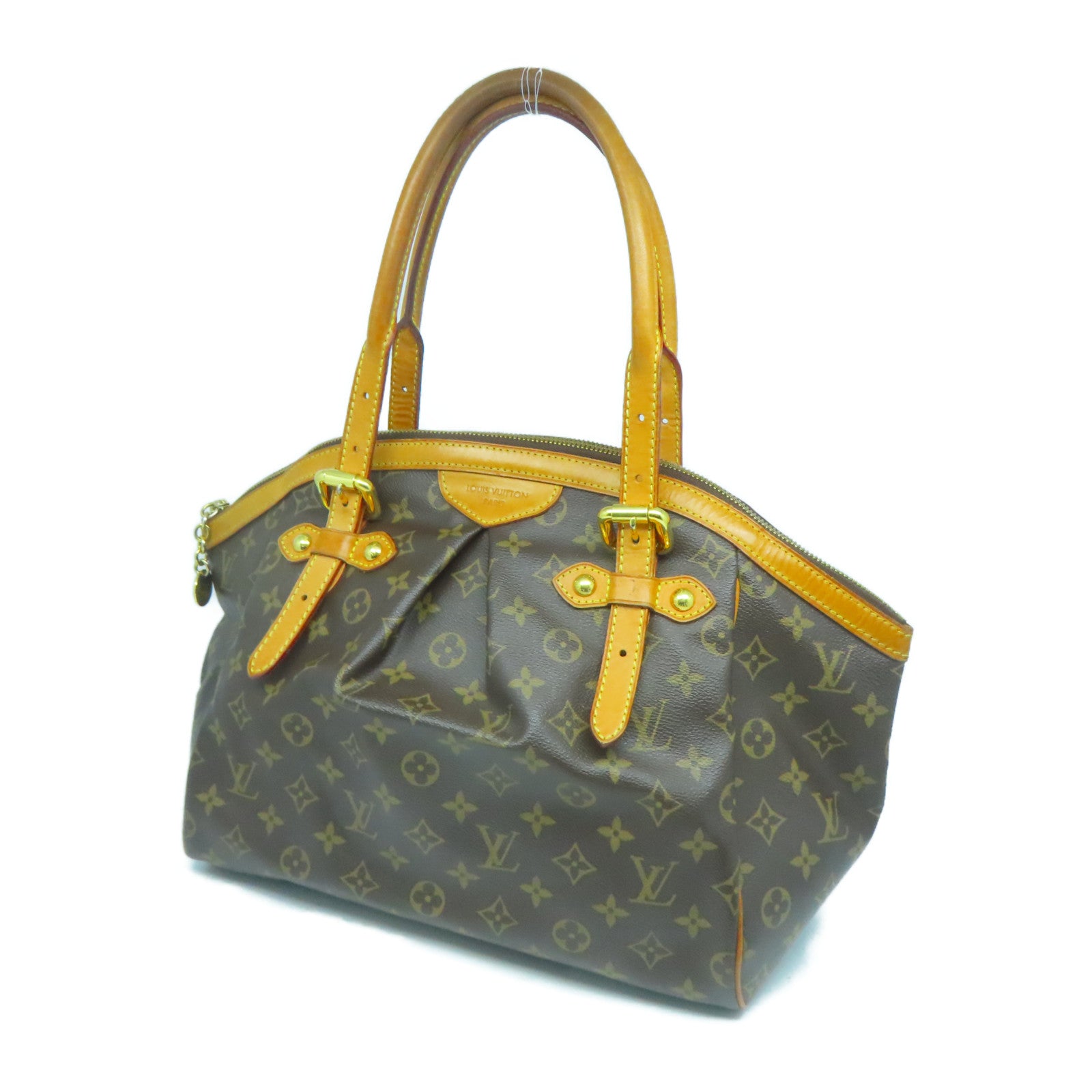 LOUIS VUITTON 【清倉大減價】Monogram Tivoli GM金扣肩背袋啡色