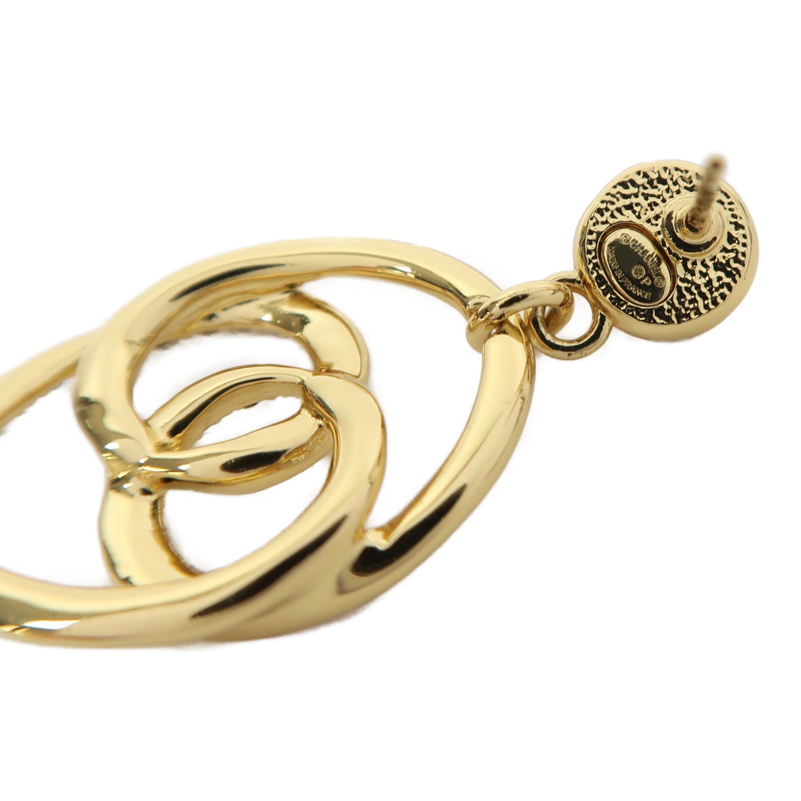 CHANEL 金屬Earrings耳環金色