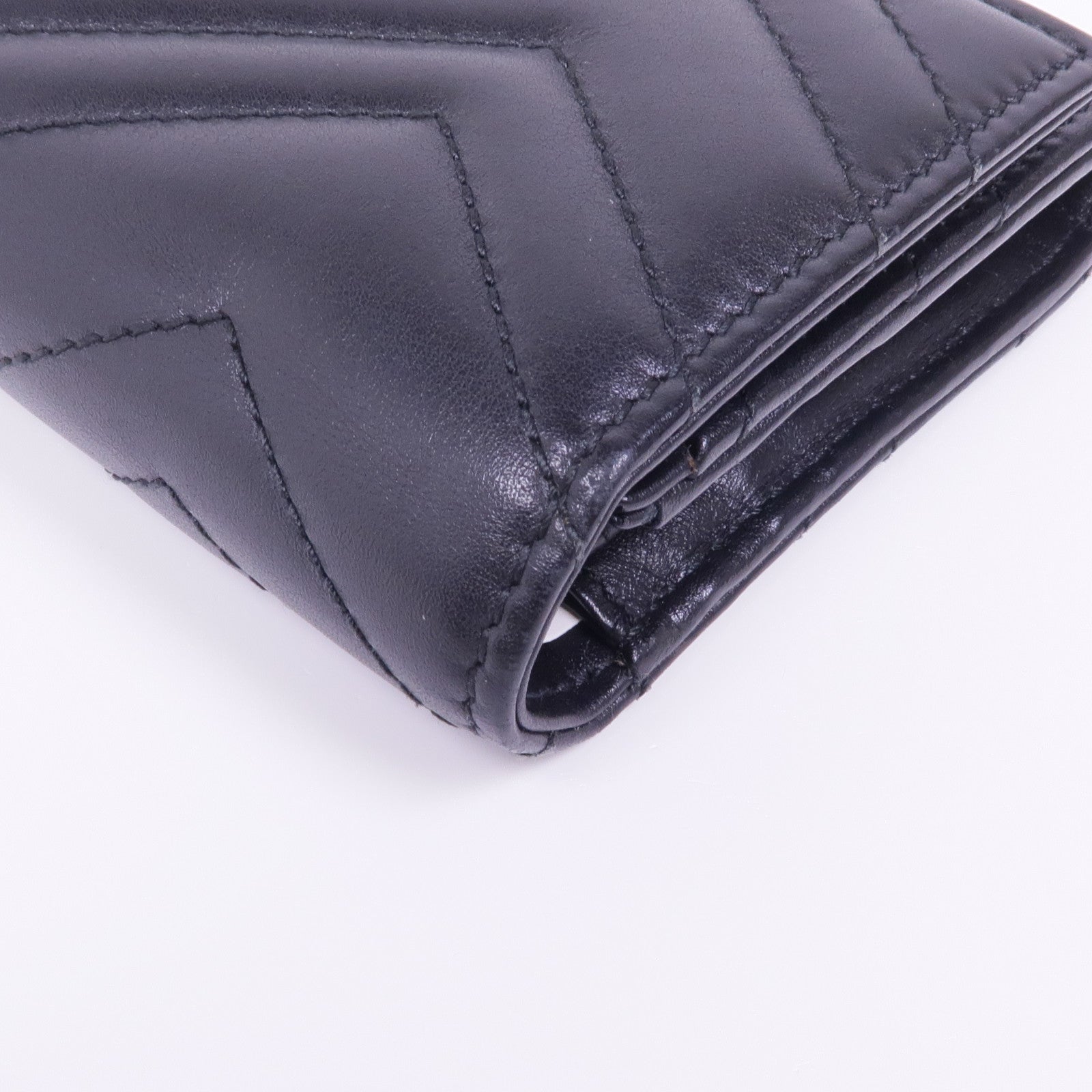 GUCCI 牛皮皮革Marmont Long Wallet金扣長錢包