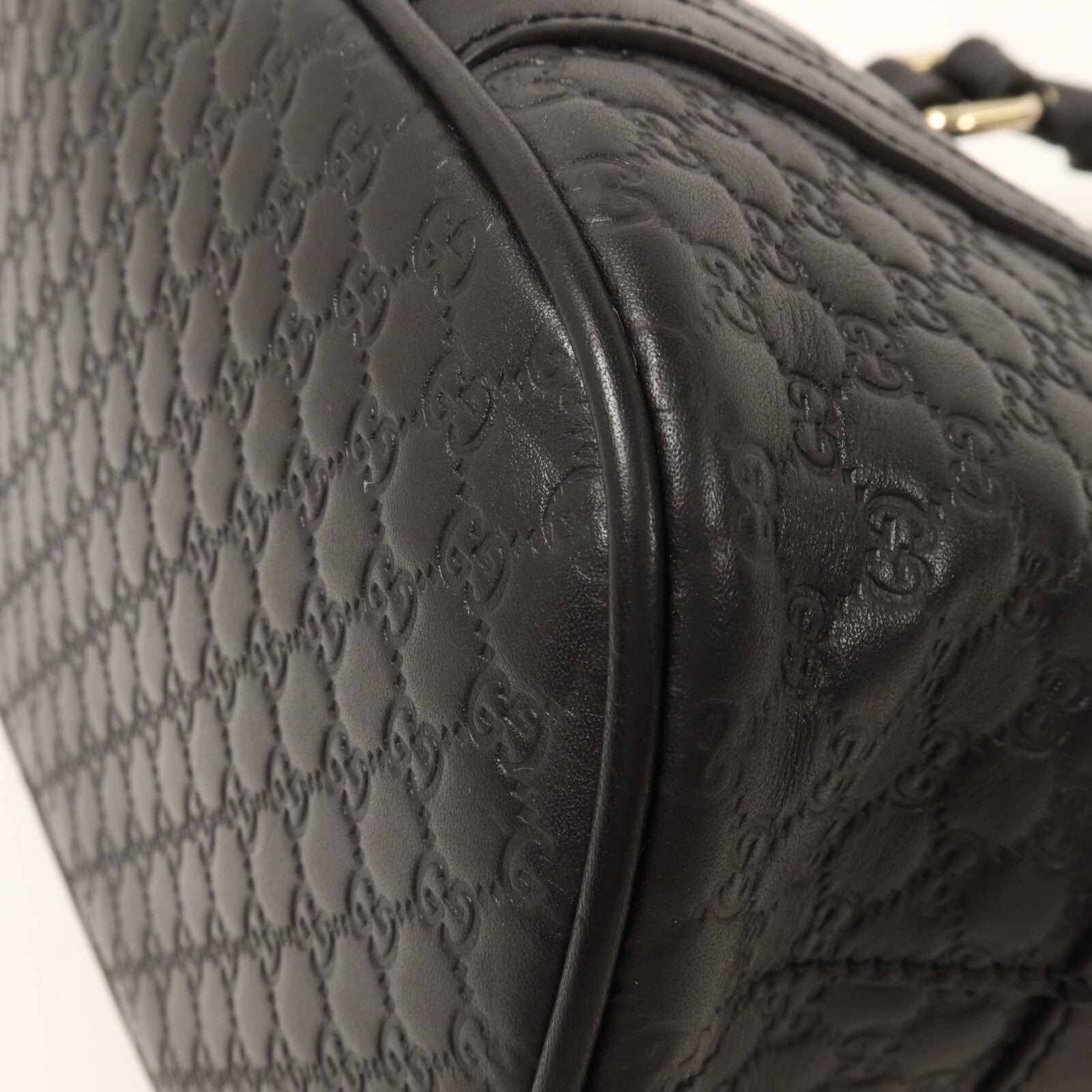 GUCCI 牛皮皮革Micro Guccissima手挽肩背兩用袋