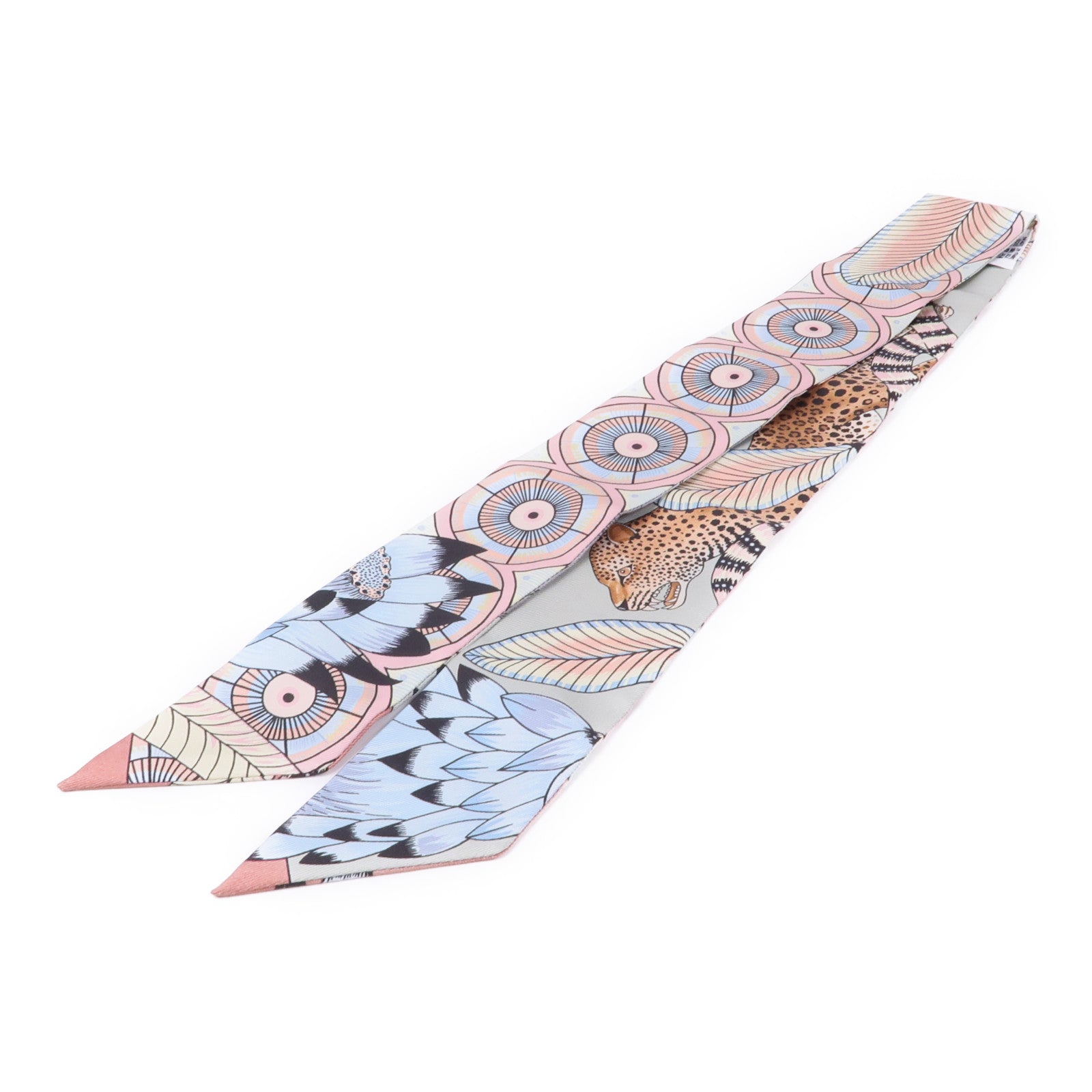 HERMES 絲質Twilly絲巾