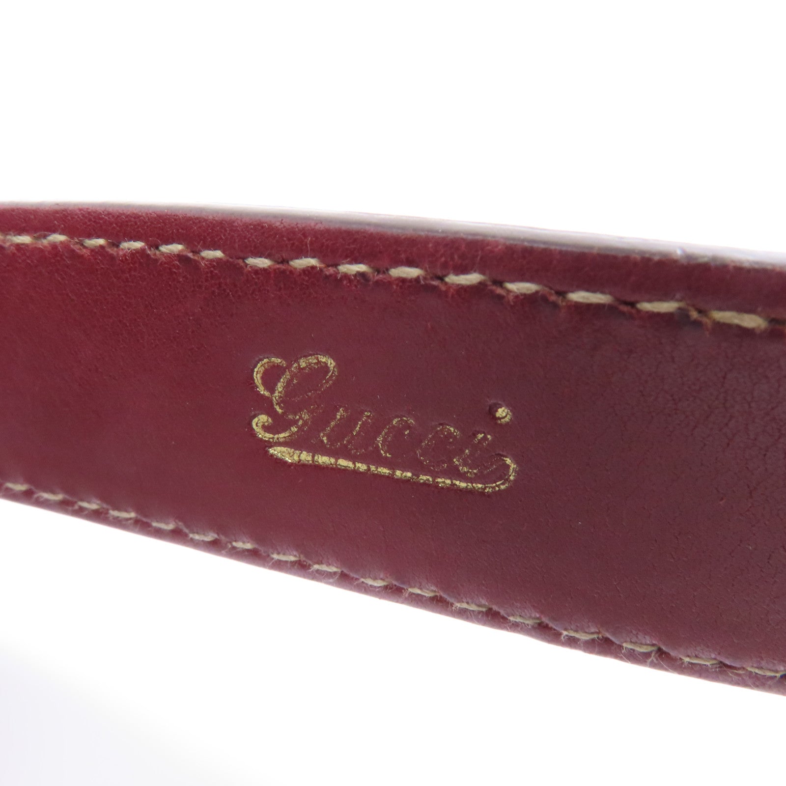 GUCCI 牛皮皮革Shoulder Bag金扣肩背袋紅色