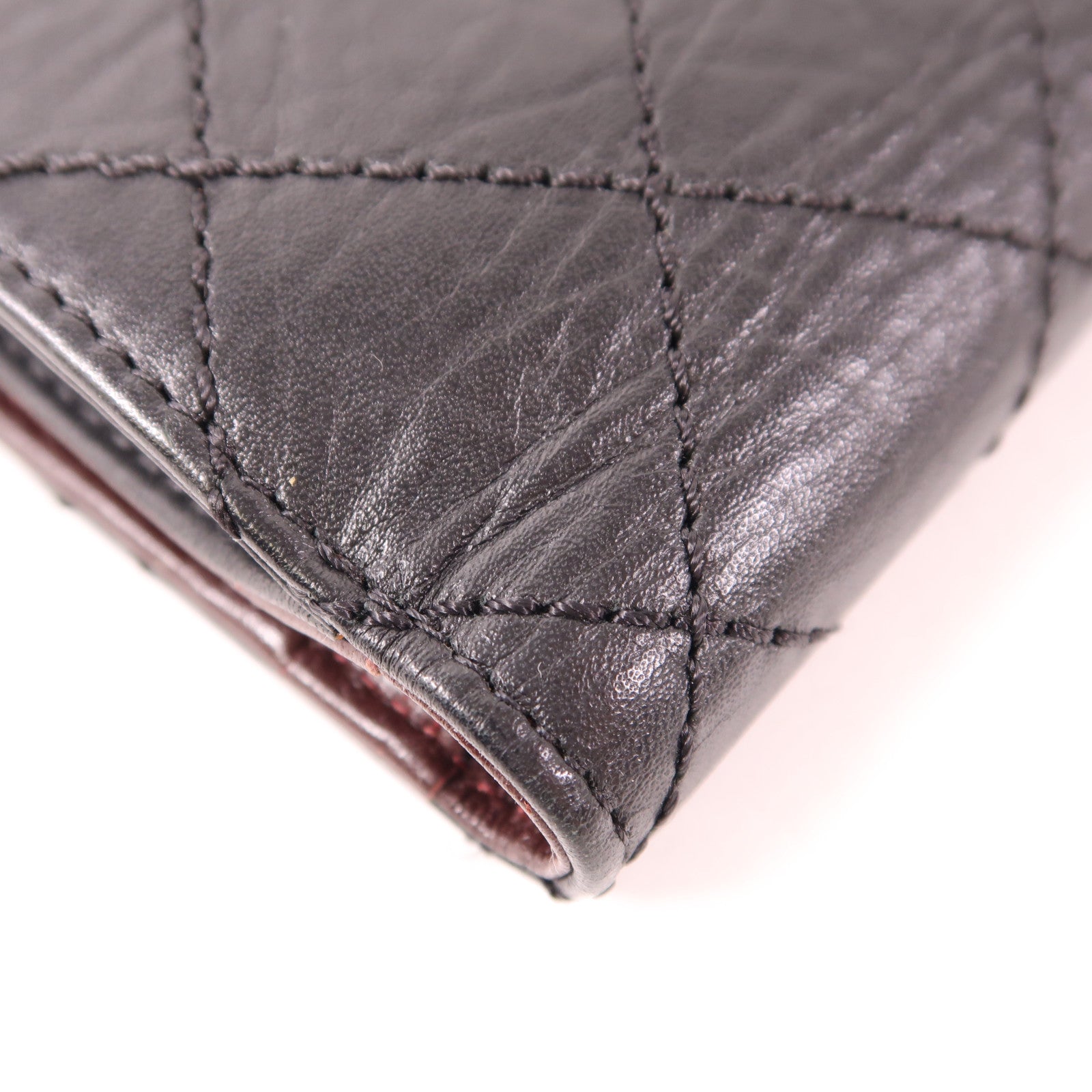 CHANEL 【激減優惠】牛皮皮革2.55 Wallet錢包