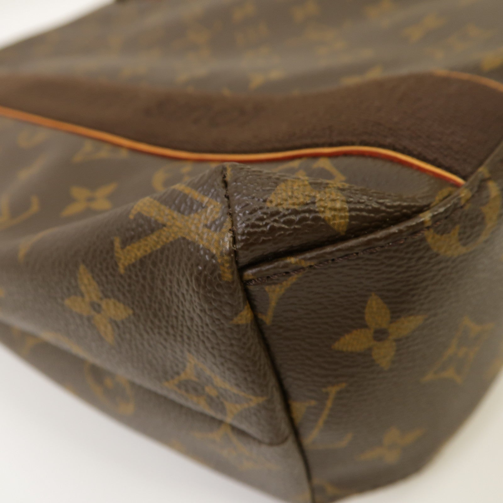 LOUIS VUITTON 【激減優惠】Monogram Cabas Beaubourg金扣肩背袋啡色