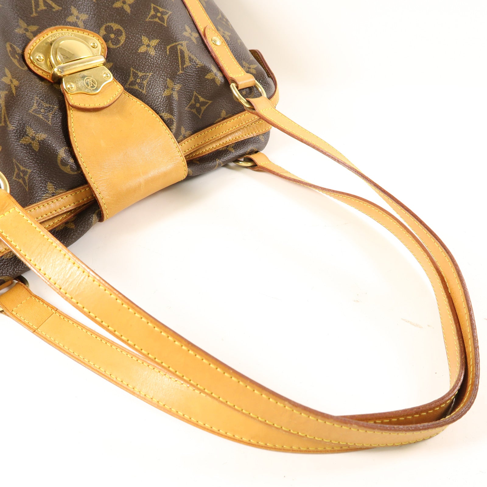 LOUIS VUITTON Monogram Stresa PM肩背袋棕色