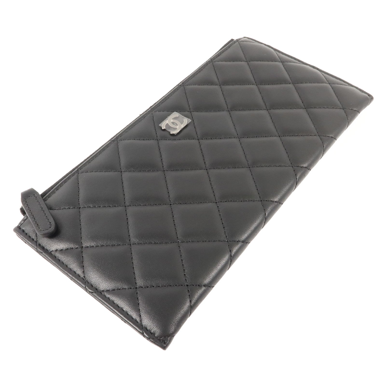 CHANEL 羊皮皮革Classic Zipped Long Wallet長錢包
