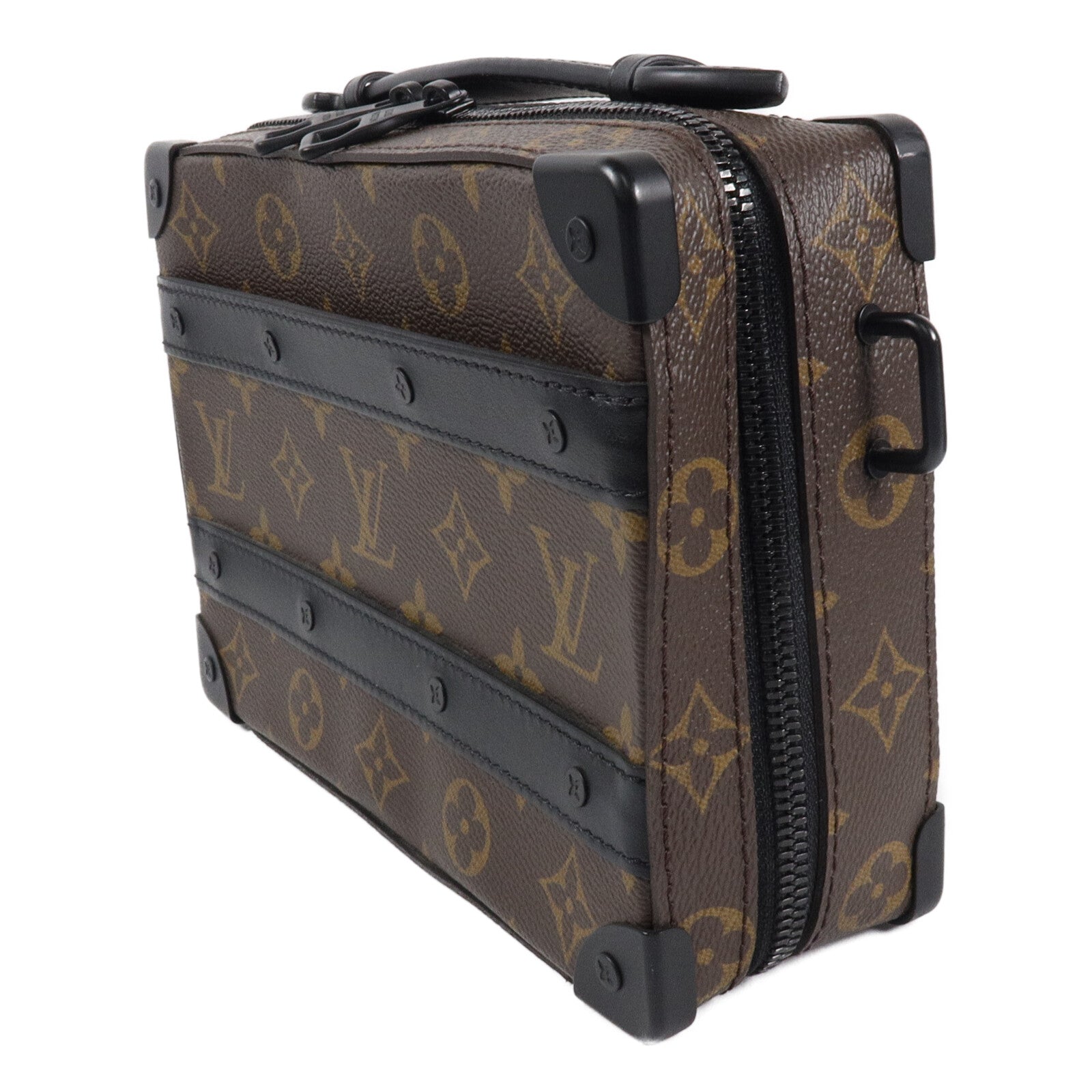 LOUIS VUITTON Monogram Macassar Handle Soft Truck手挽肩背兩用袋