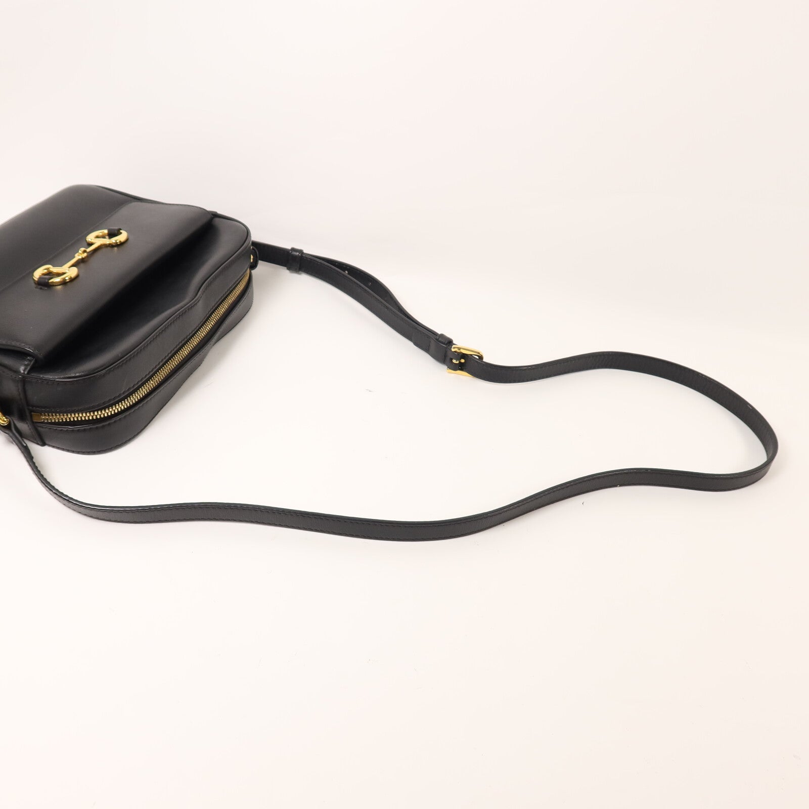 GUCCI 牛皮皮革Horsebit 1955 Small肩背袋