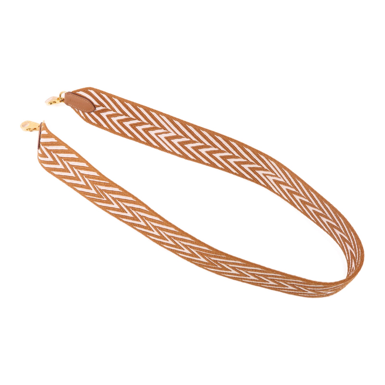 HERMES 帆布Shoulder Strap金扣肩背帶