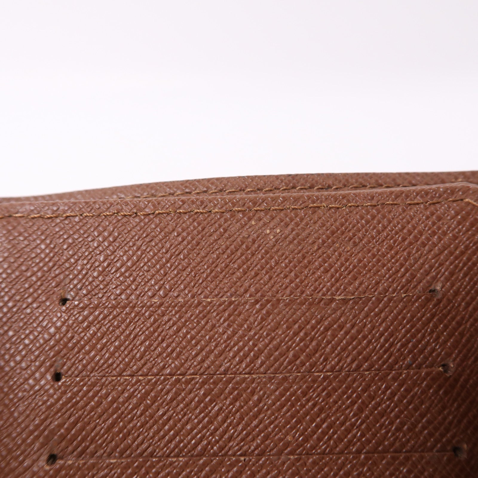 LOUIS VUITTON Monogram Portefeuille Alexandra金扣錢包啡色