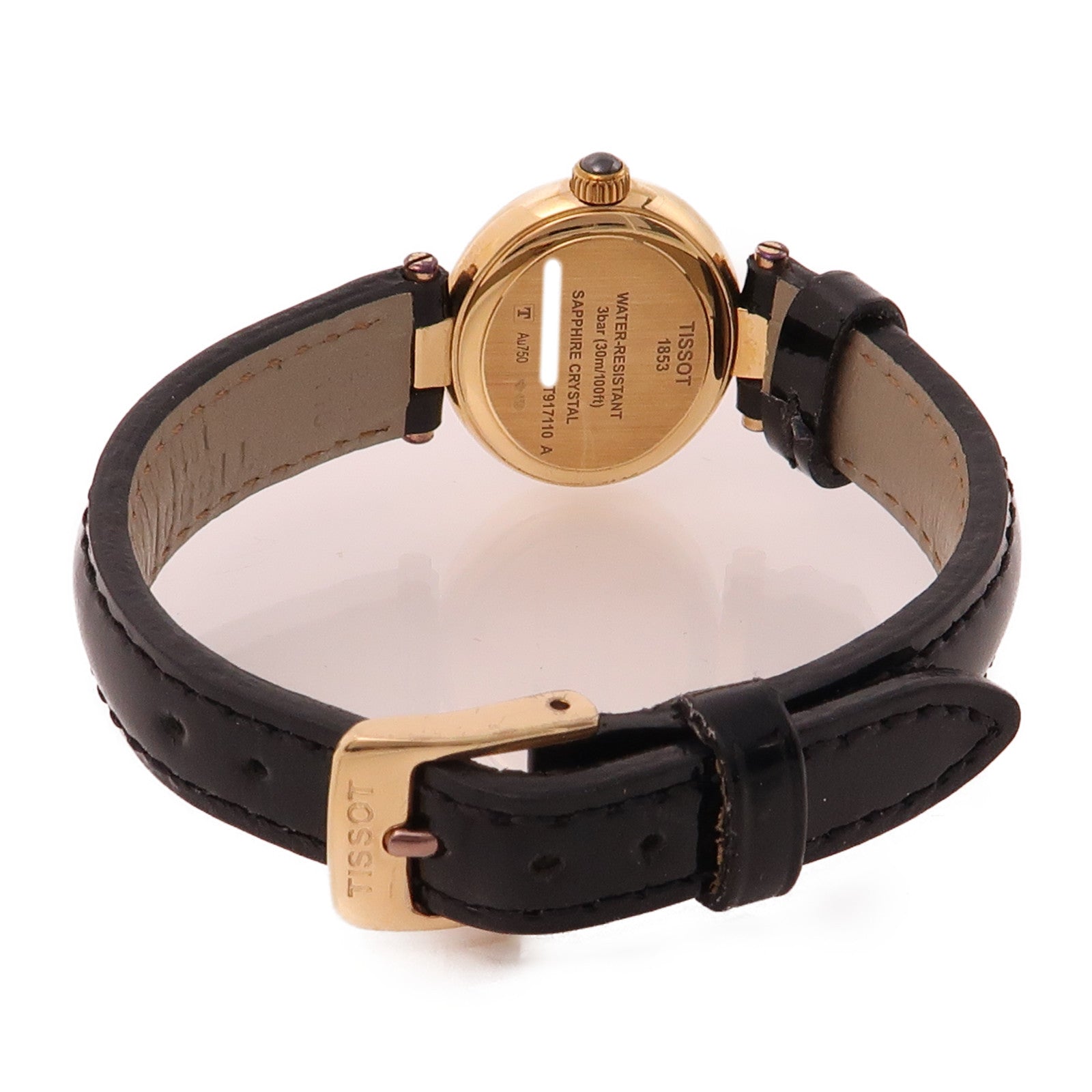 TISSOT Glamorous 18K玫瑰金手錶石英機芯珍珠母色