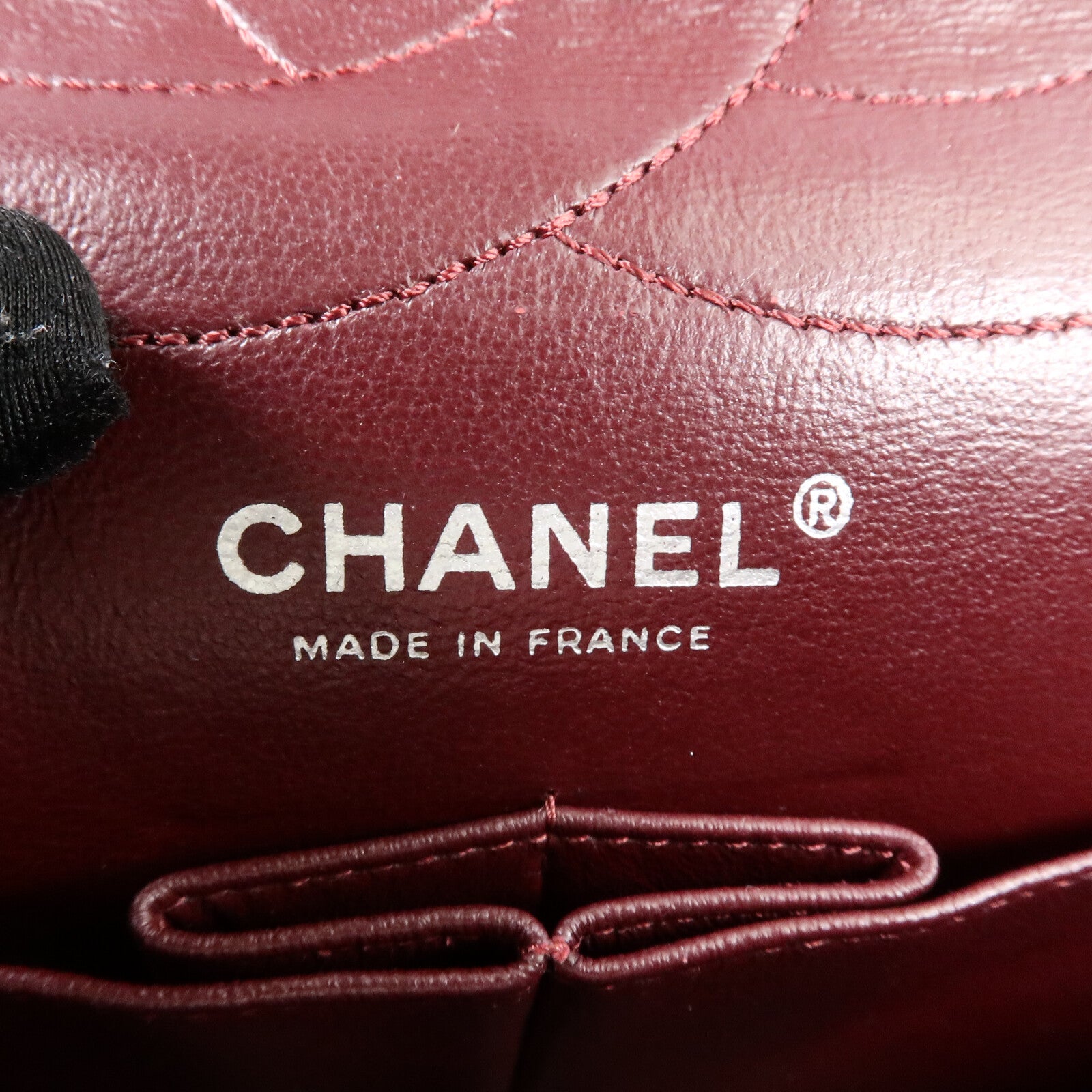 CHANEL 牛皮皮革Chanel 2.55 Large鏈帶肩背袋