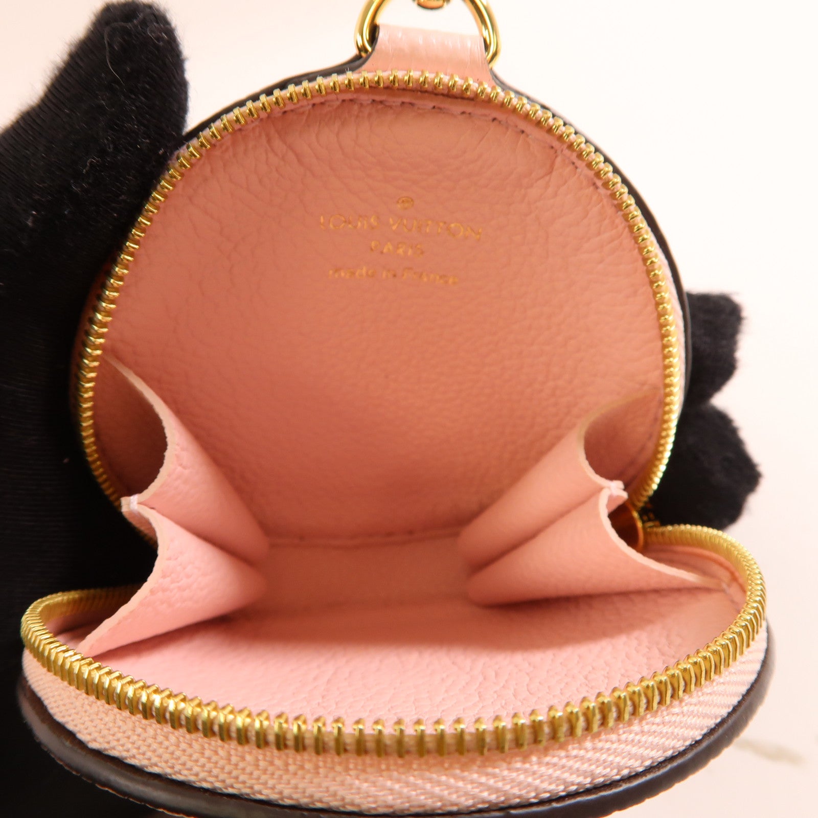 LOUIS VUITTON Mono Empreinte Papillon BB金扣手挽肩背兩用袋粉紅色