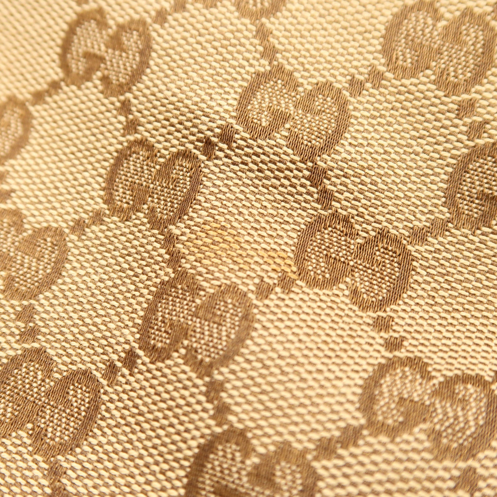 GUCCI 帆布Shoulder Tote銀扣肩背袋/手挽袋