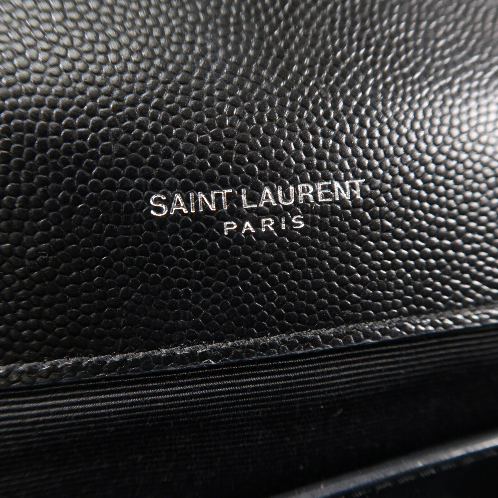 SAINT LAURENT 牛皮皮革Envelope Medium鏈帶肩背袋
