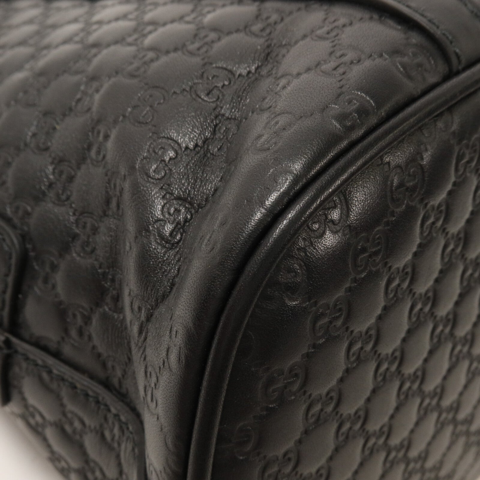 GUCCI 牛皮皮革Micro Guccissima手挽肩背兩用袋