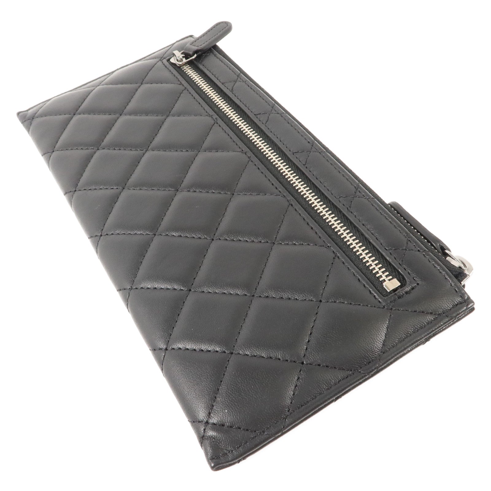 CHANEL 羊皮皮革Classic Zipped Long Wallet長錢包