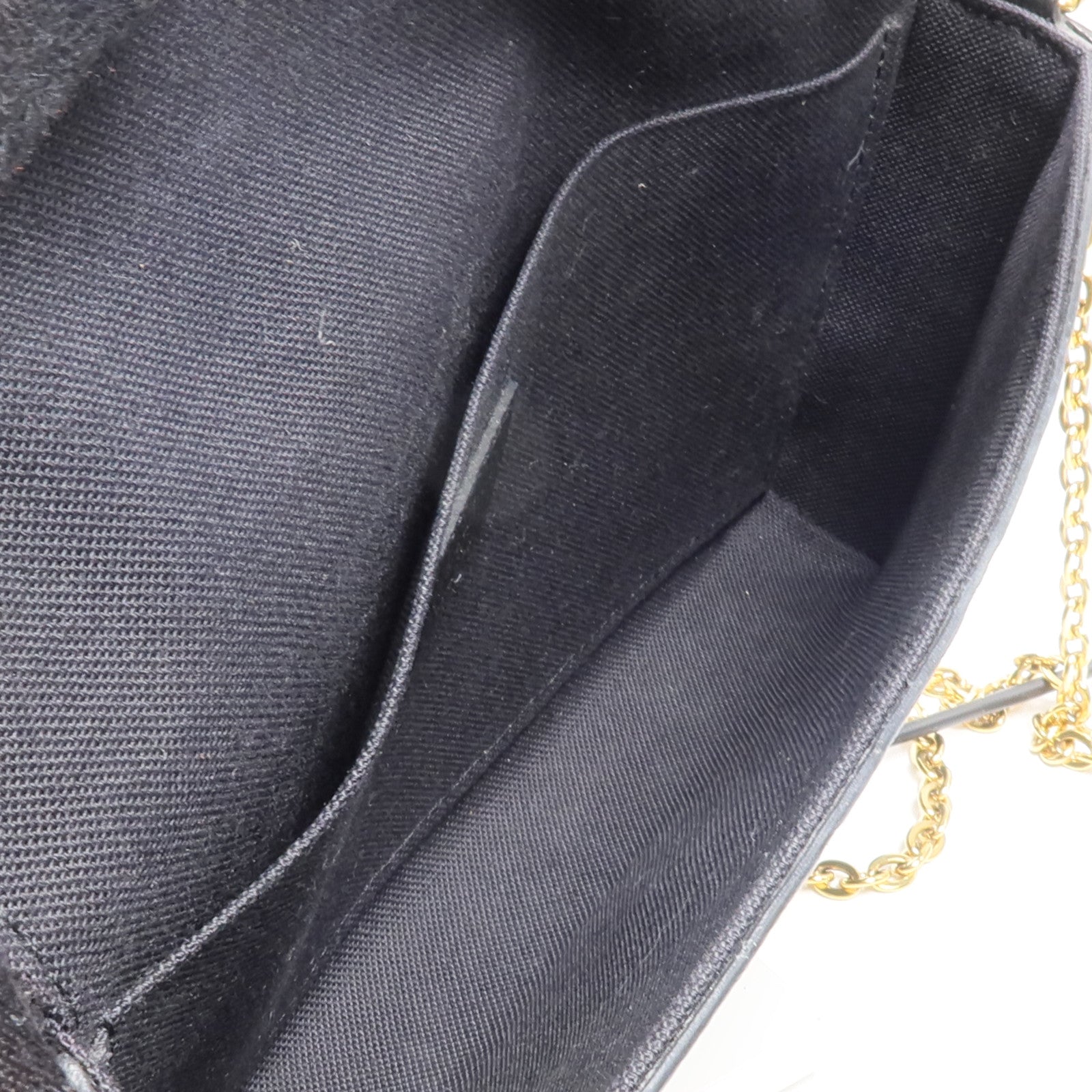 LOUIS VUITTON Monogram Empreinte Felicie Pochette金扣鏈帶肩背袋